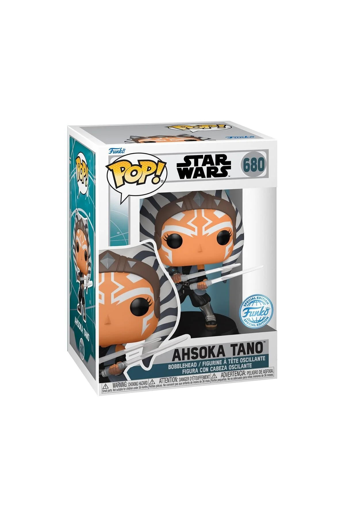 فیگور پاپ! شکل انحصاری جنگ ستارگان AHSOKA TANO 680 Funko