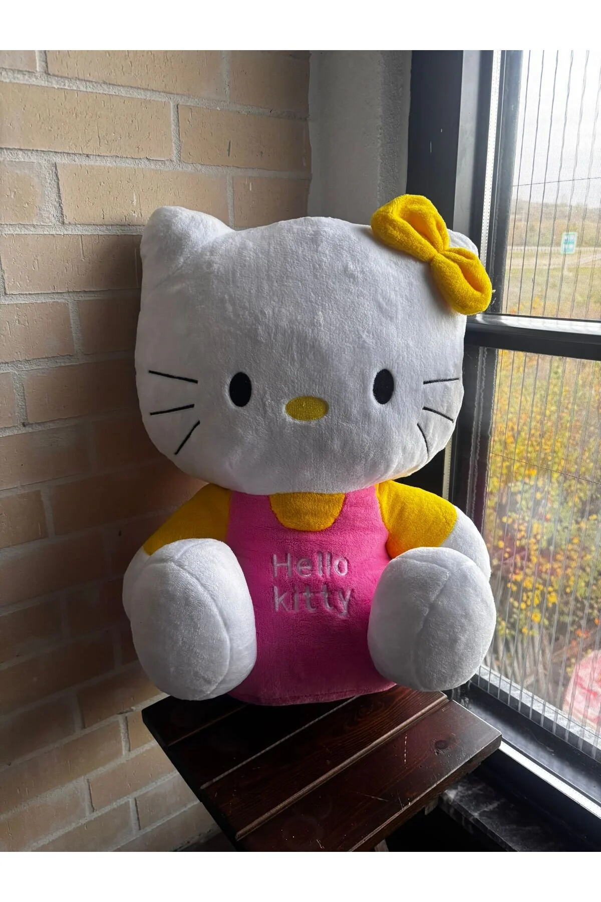 اسباب بازی های پشمی HELLO KITTY PLUSH TOY 50CM EMEL DURMAZ