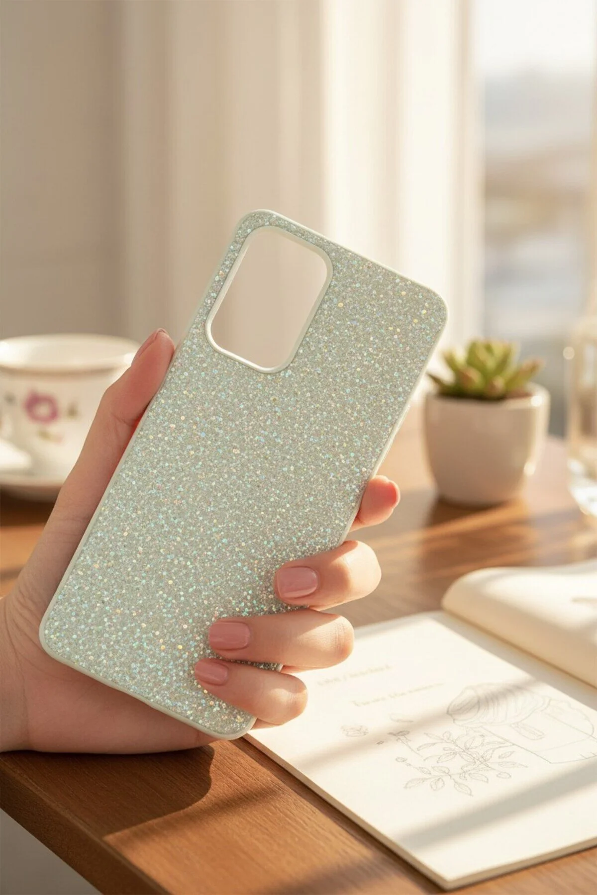 کاور و قاب سیلیکونی SAMSUNG GALAXY A33 STONE MOONLIGHT BTU batuteknoloji