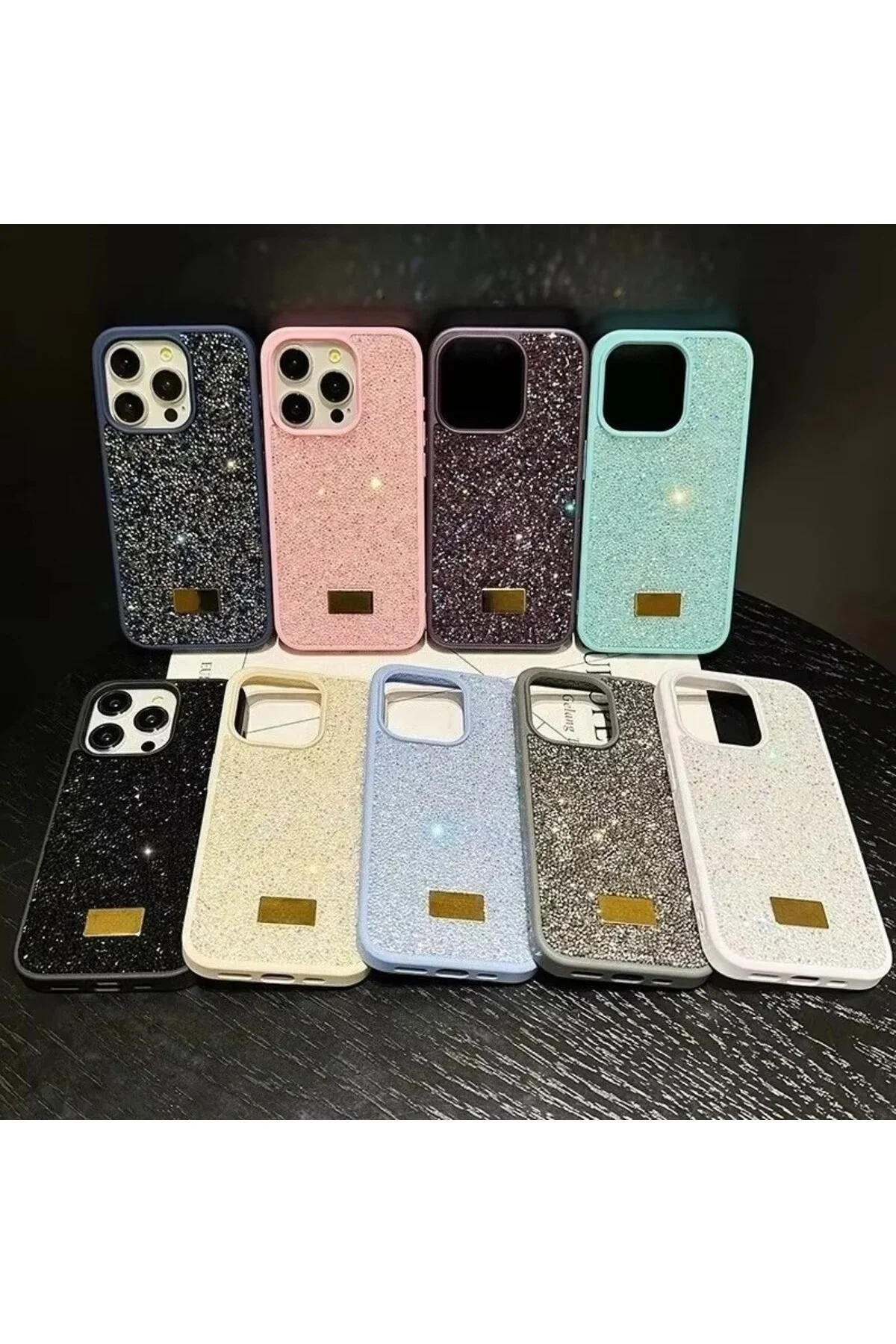 کاور و قاب گوشی با سنگ نازک براق قابل تنظیم سازگار IPHONE 17 PRO MAX bbtech