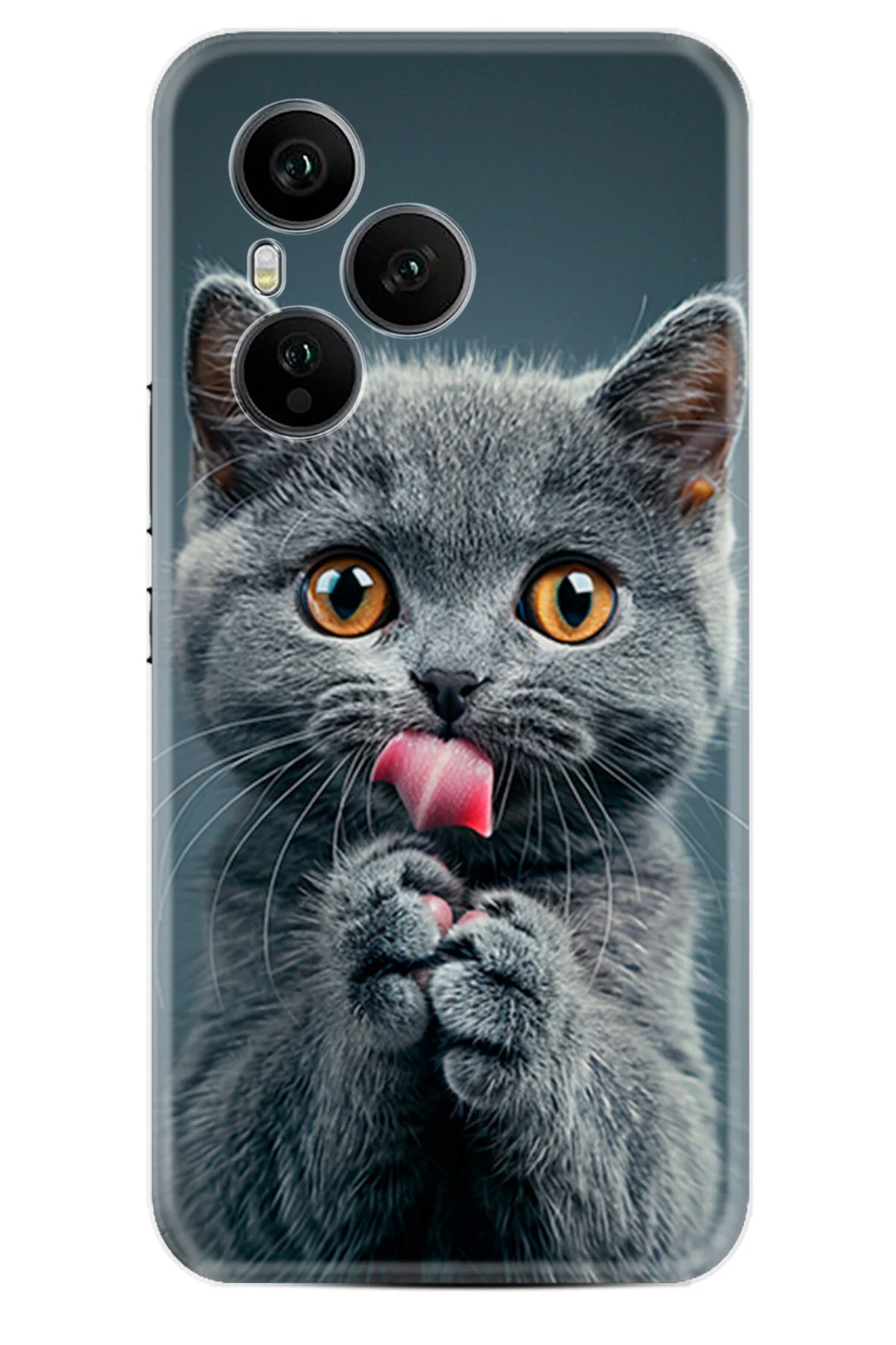 کاور و قاب HONOR 400 PRO CASE BOUTIQUE PRINTED ILLUSTRATED FUNNY CAT PCODE 008 Kılıfland
