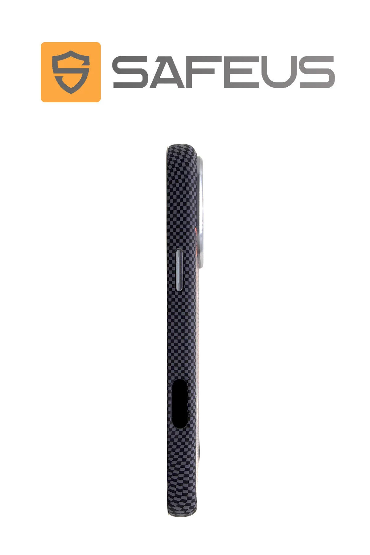 کاور و قاب مقاوم در برابر ضربه فیبر کربن ممتاز IPHONE 17 PRO MAX با ویژگی MAGSAFE SAFEUS