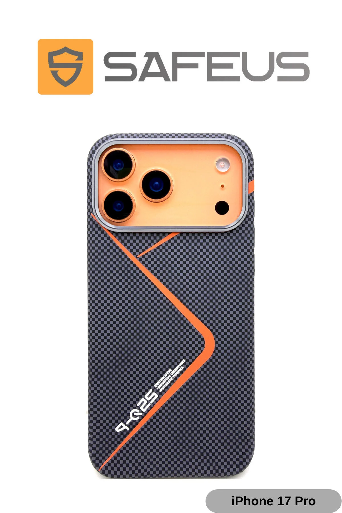کاور و قاب IPHONE 17 PRO FIBER CARBON MAGSAFE دارای ممتاز مقاوم در برابر ضربه سخت SAFEUS