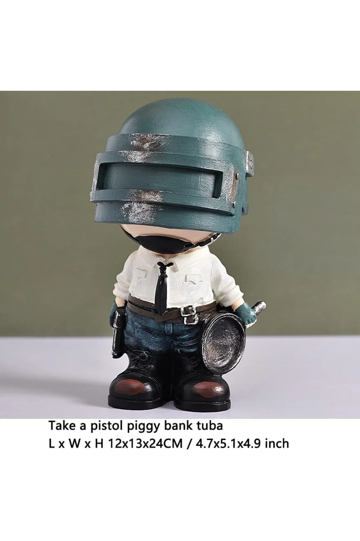 جلیقه کلید شکل شخصیت بازی CUTE PUBG جاکلیدی با بند چرمی FG KONNİCHİWA