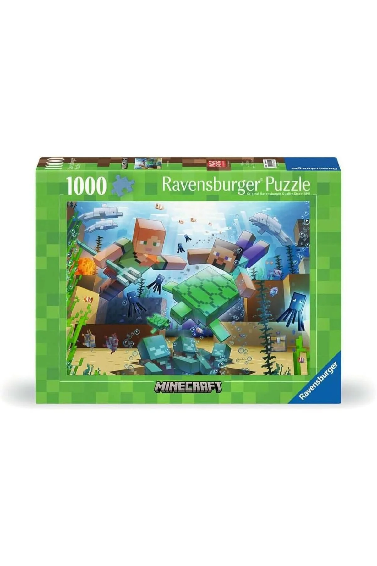 ماشین اسباب بازی MOJANG MINECRAFT MOSAIC 1000 PIECE MOZAIC FOR ADULTS 12000421 HANDCRAFT TOOLS, MADE IN GERMANY STOREMAX