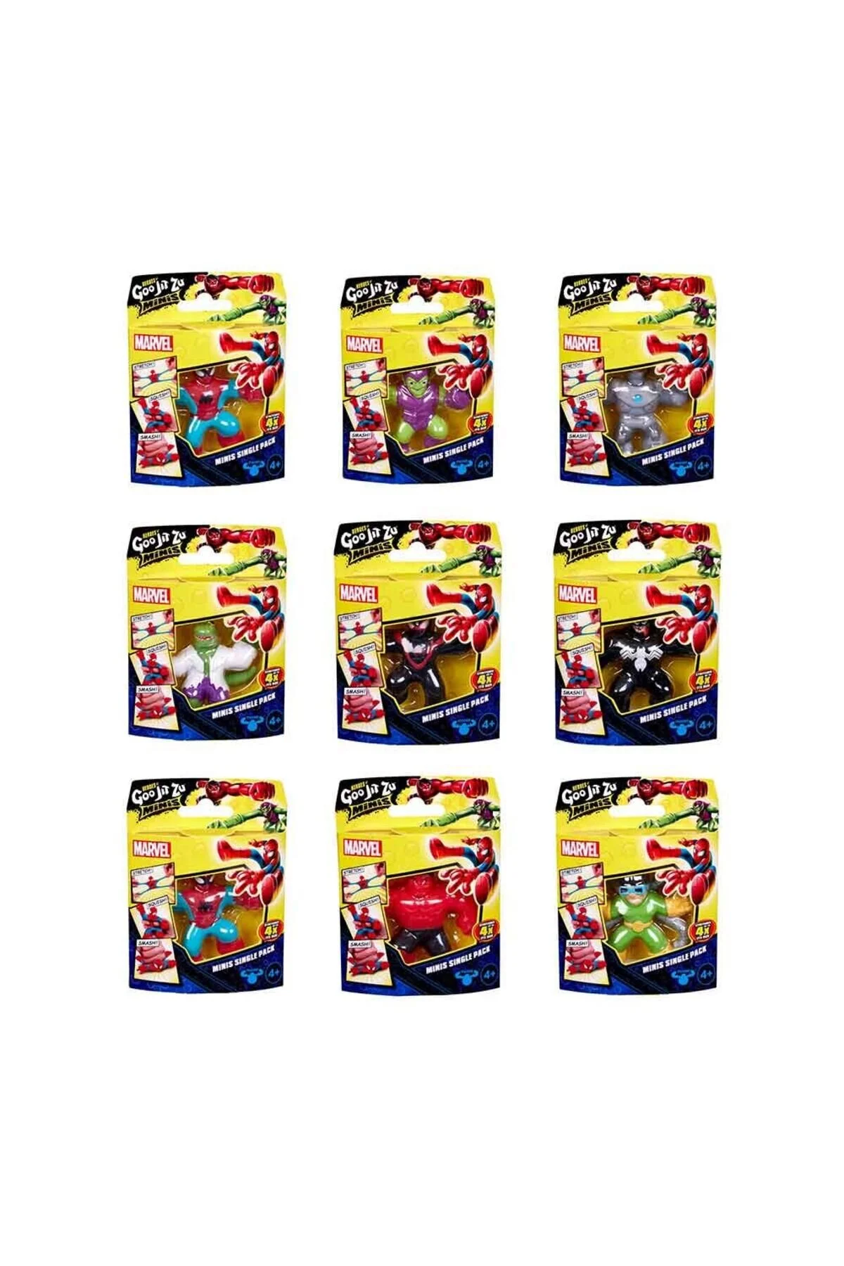 اسباب بازی های فیگور دیگر GOOJITZU MARVEL MINI S8 CDU12 08275 GJM10000 GP