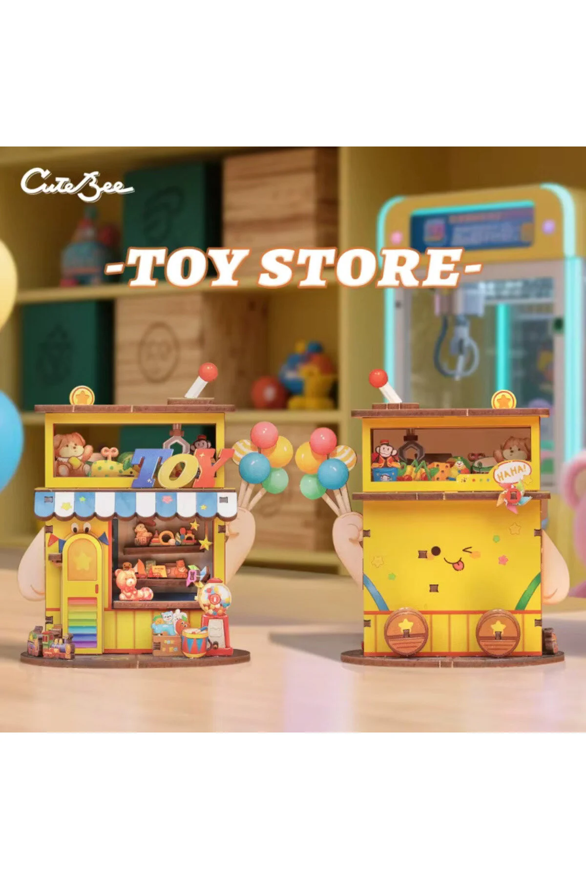 پازل سه بعدی CWGA TALEBOX CORNER SERIES MINI HOUSE NEW STYLE STORE DIY TOY CUTEBEE
