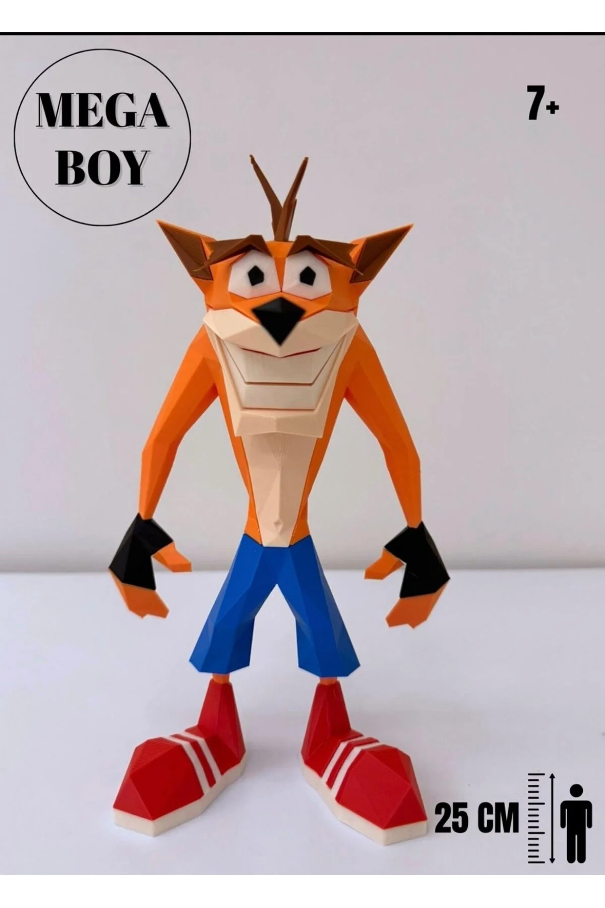 اسباب بازی های فیگور دیگر CRASH BANDICOOT FIGURE TOY MEGA SIZE 25 CM سنین 7+ You Toys