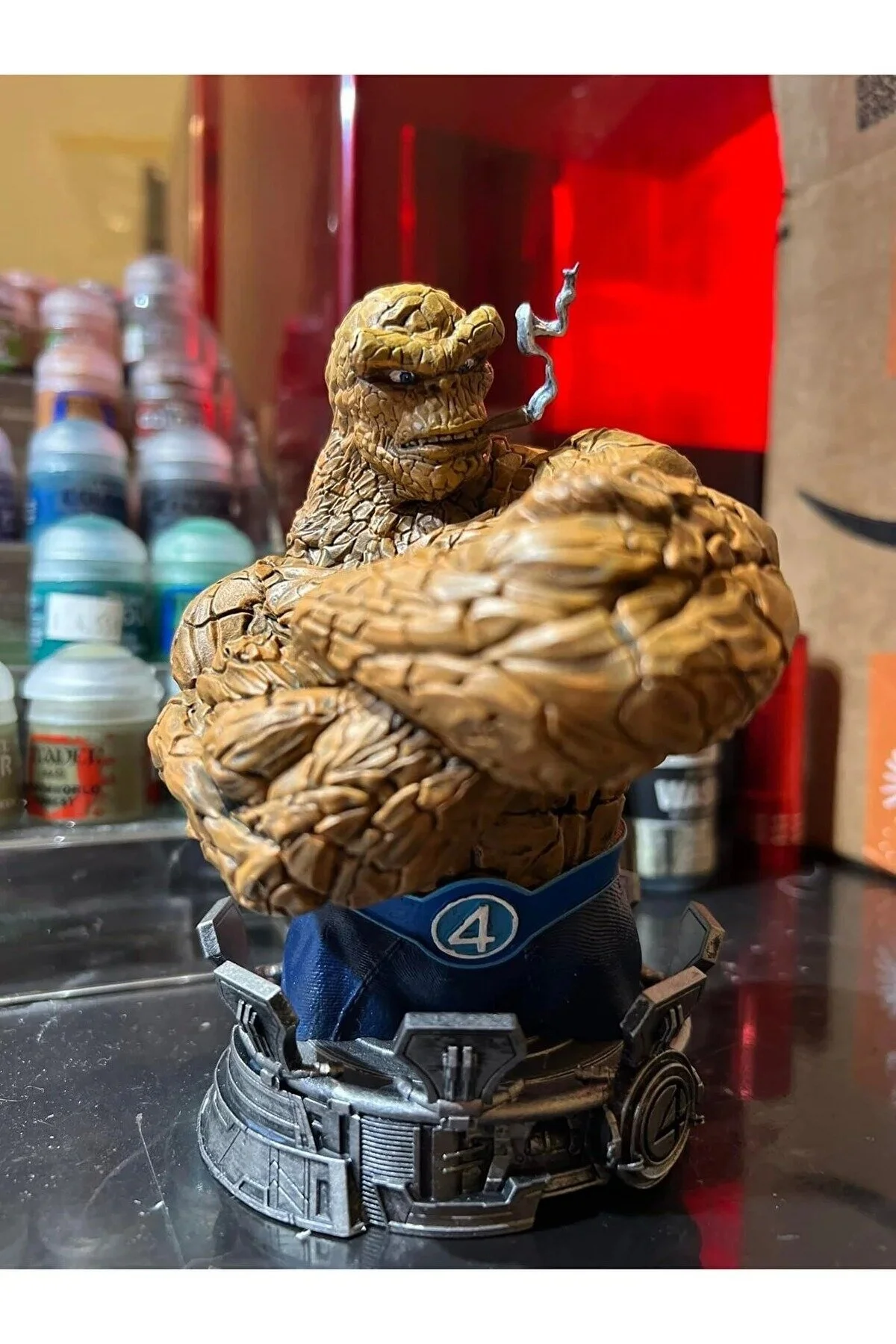 فیگور MARVEL THE THING BUST نیم تنه بن گریم 15 سانتی متری Genel Markalar