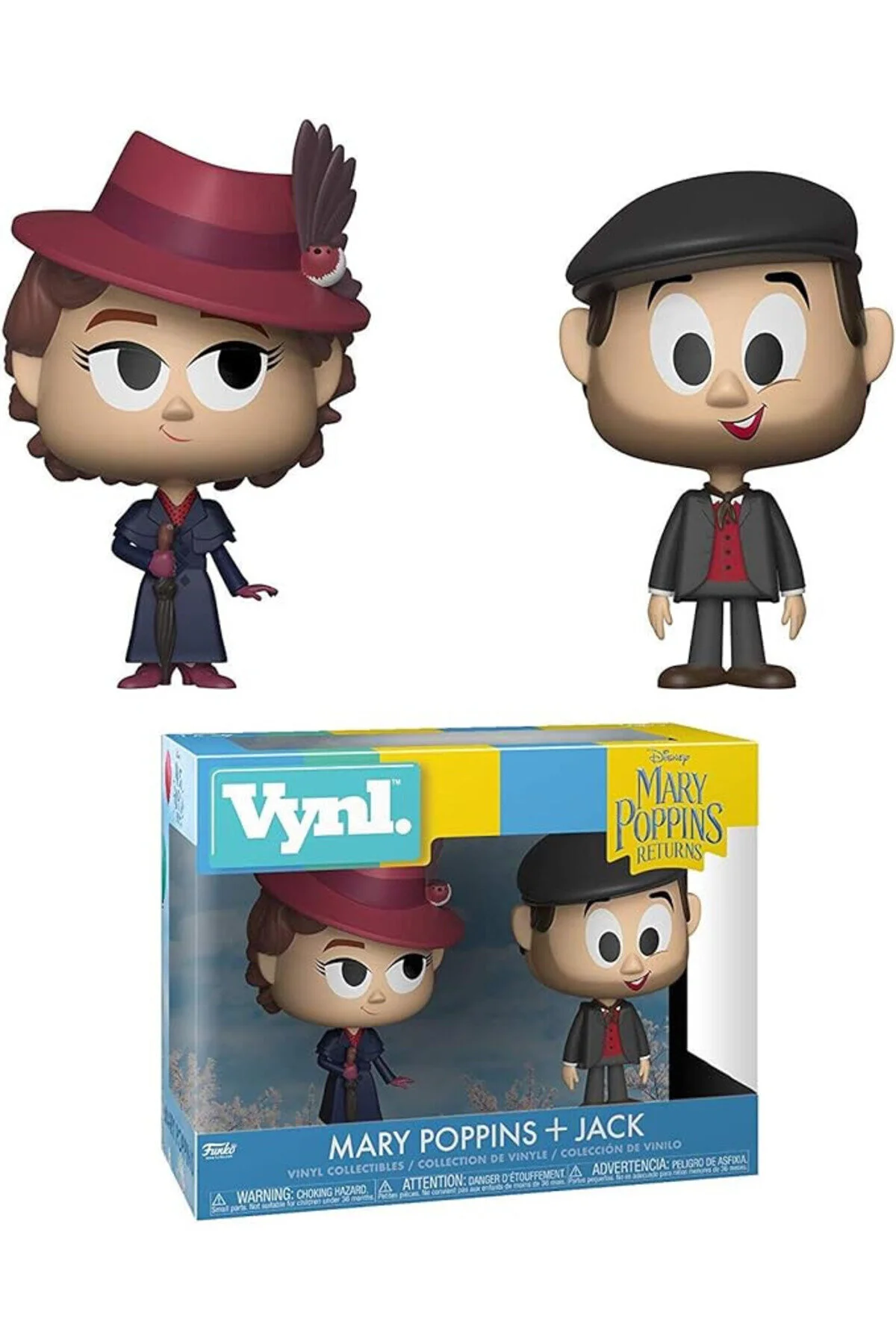 فیگور FUNKO MARY POPPINS + JACK: X VINYL FIGUR SET Funko Vynl