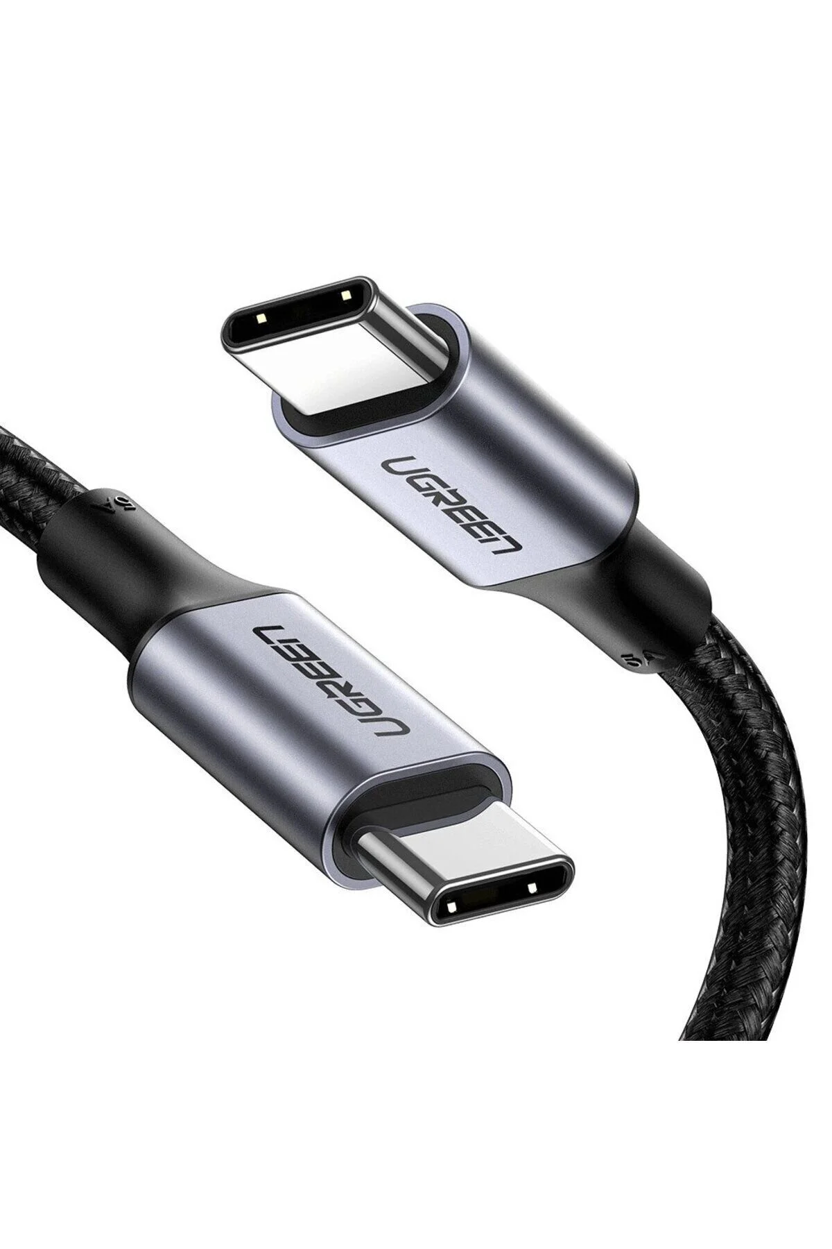کابل شارژ USB C 100W 5A QC PD سریع 1 متر سیاه 90120 Ugreen