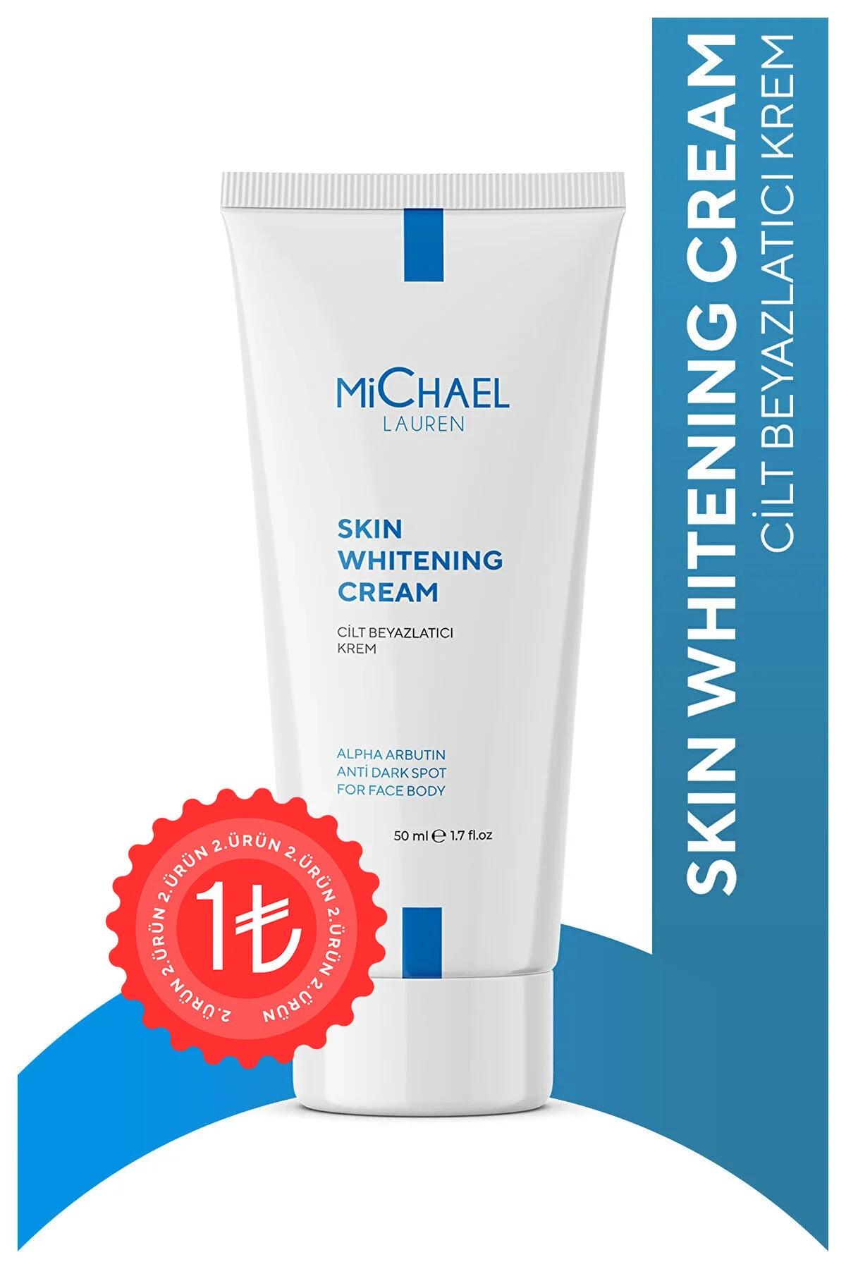 کرم صورت کرمی گلوتاتیونر روشن تر پوست اورجینال Michael Lauren