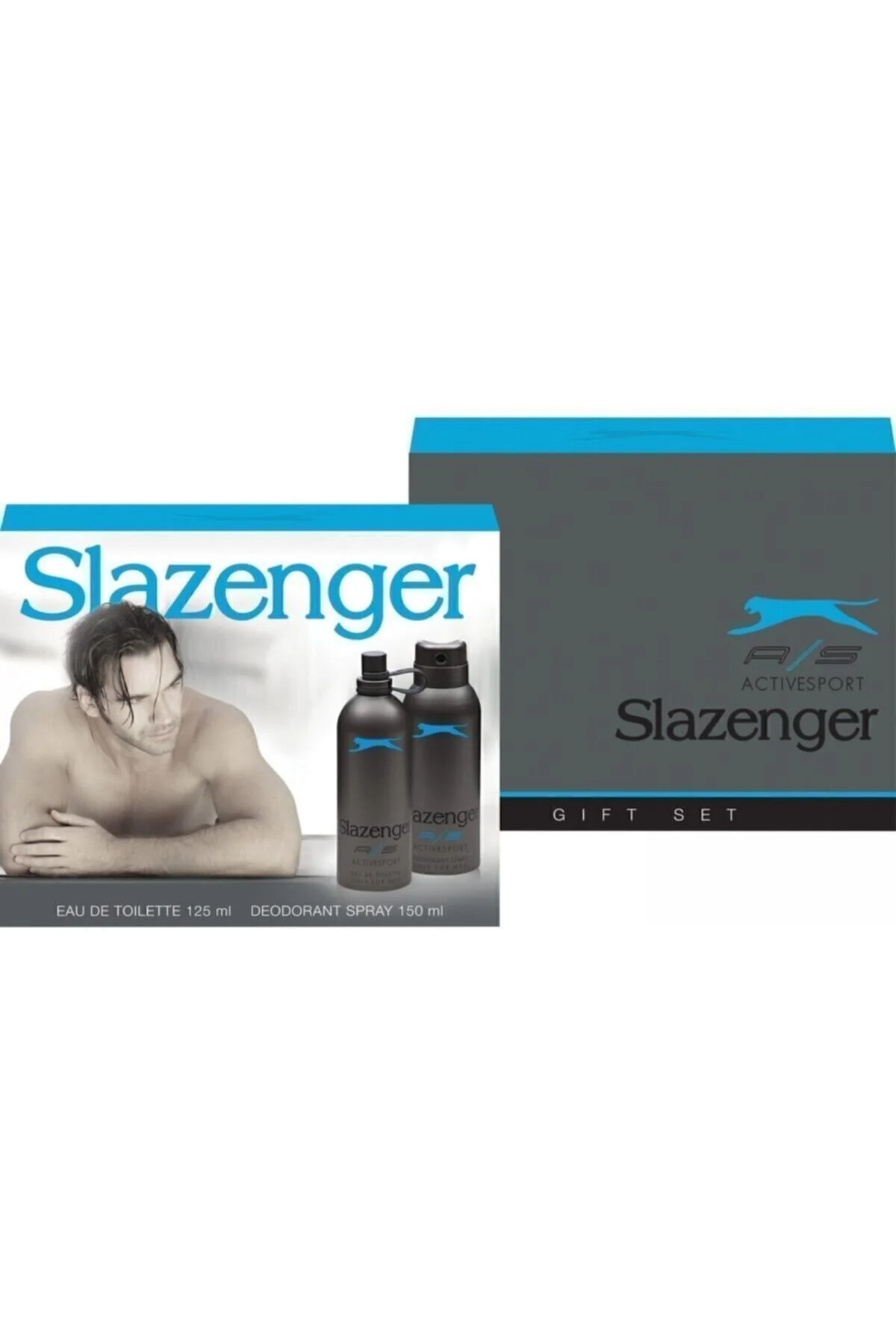 عطر مردانه ست دئودورانت و آبی اکتیو اسپورت اسلازنجر برند انگلستان Slazenger