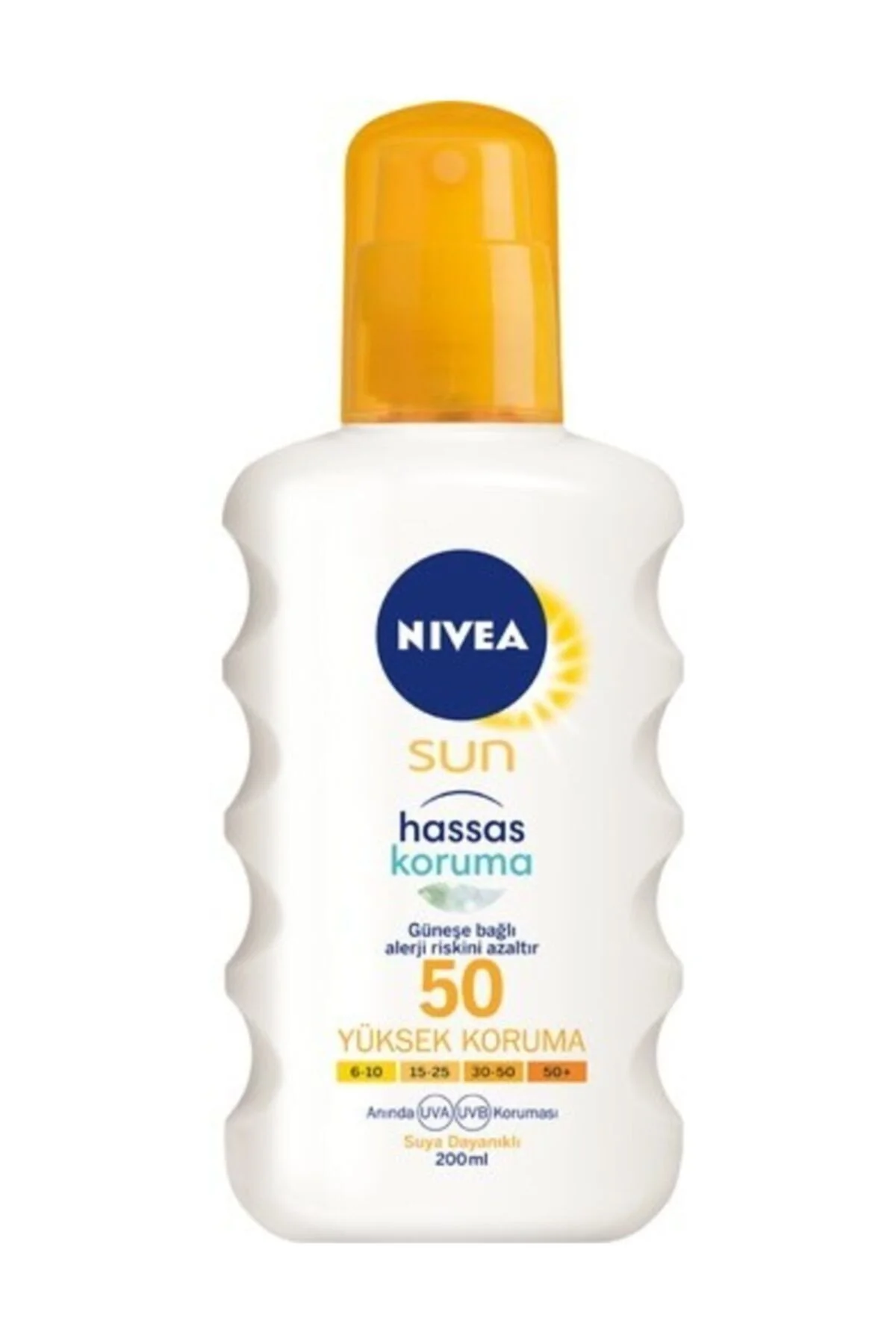 NIVEA اسپری ضد آفتاب حساسیت‌پذیر با فاکتور 50