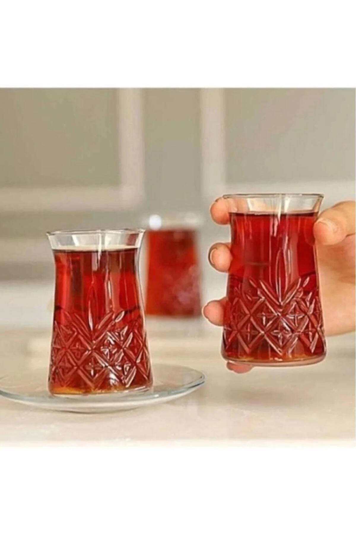 فنجان چای 96991 TEA SET بی انتها 12 PRCH ORJIN. هدیه جعبه پاشاباغچه Paşabahçe