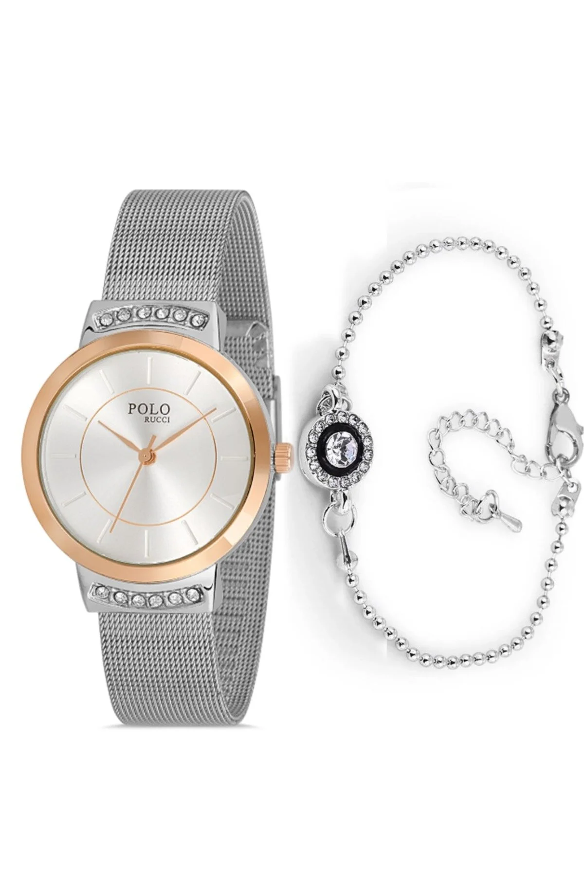 ساعت مچی و دستبند زنانه حصیری 3721 POLO Rucci