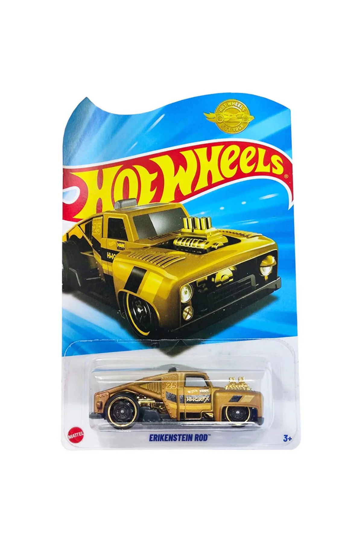 ماشین اسباب بازی ERIKENSTEIN ROD 2025 نسخه طلایی 1 64 از ترکیه HOT WHEELS
