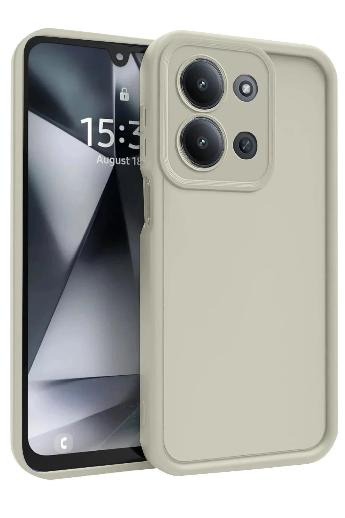 کاور و قاب XIAOMI REDMI 15C 4G VIERA SILICONE CREAM Slaw Benty