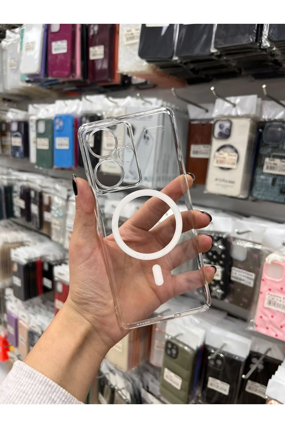 کاور و قاب میکای سخت سازگار شیائومی REDMI NOTE 13 PRO PLUS با MAGSAFE TECNOTREND