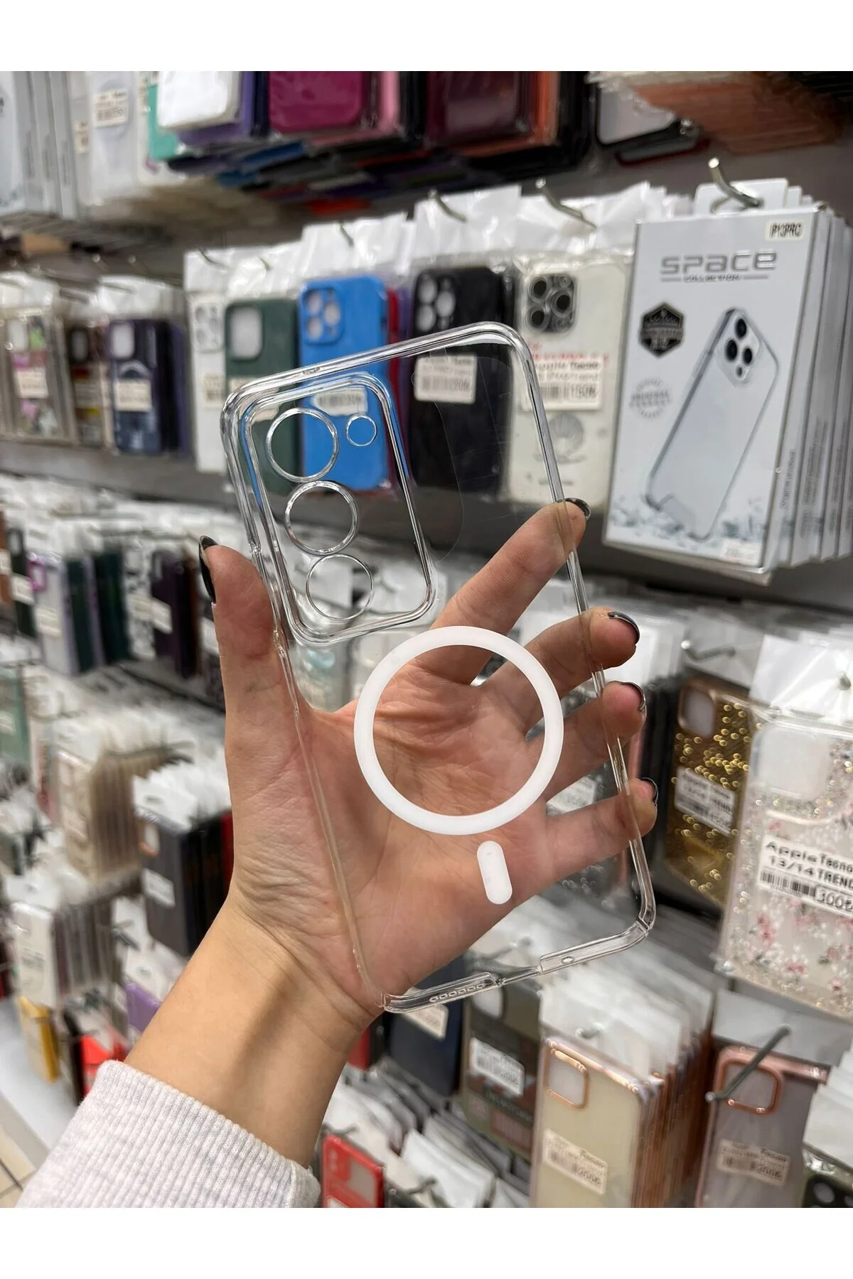 کاور و قاب میکای سخت سازگار با شیائومی REDMI 15 5G MAGSAFE TECNOTREND