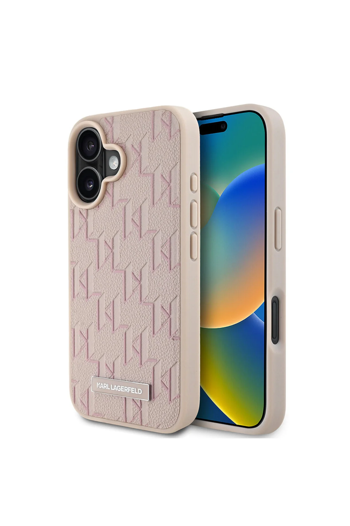 کاور و قاب کیف مهر موم داغ سازگار KL SCRIBE با IPHONE 16 MAGSAFE Karl Lagerfeld