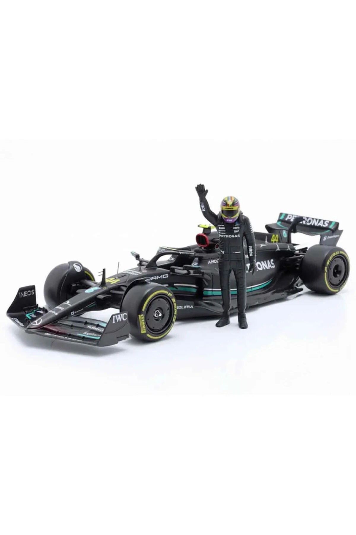 ماشین اسباب بازی 1:24 مرسدس AMG F1 W14 E شکل مسابقه فرمول 1 44 لوئیس همیلتون Burago