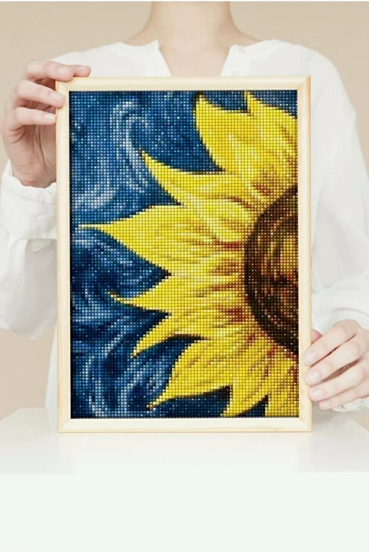 پازل تصادفی نقاشی الماس ملیله موزاییک 5 بعدی چسباندن مهره 30X40 DNZt