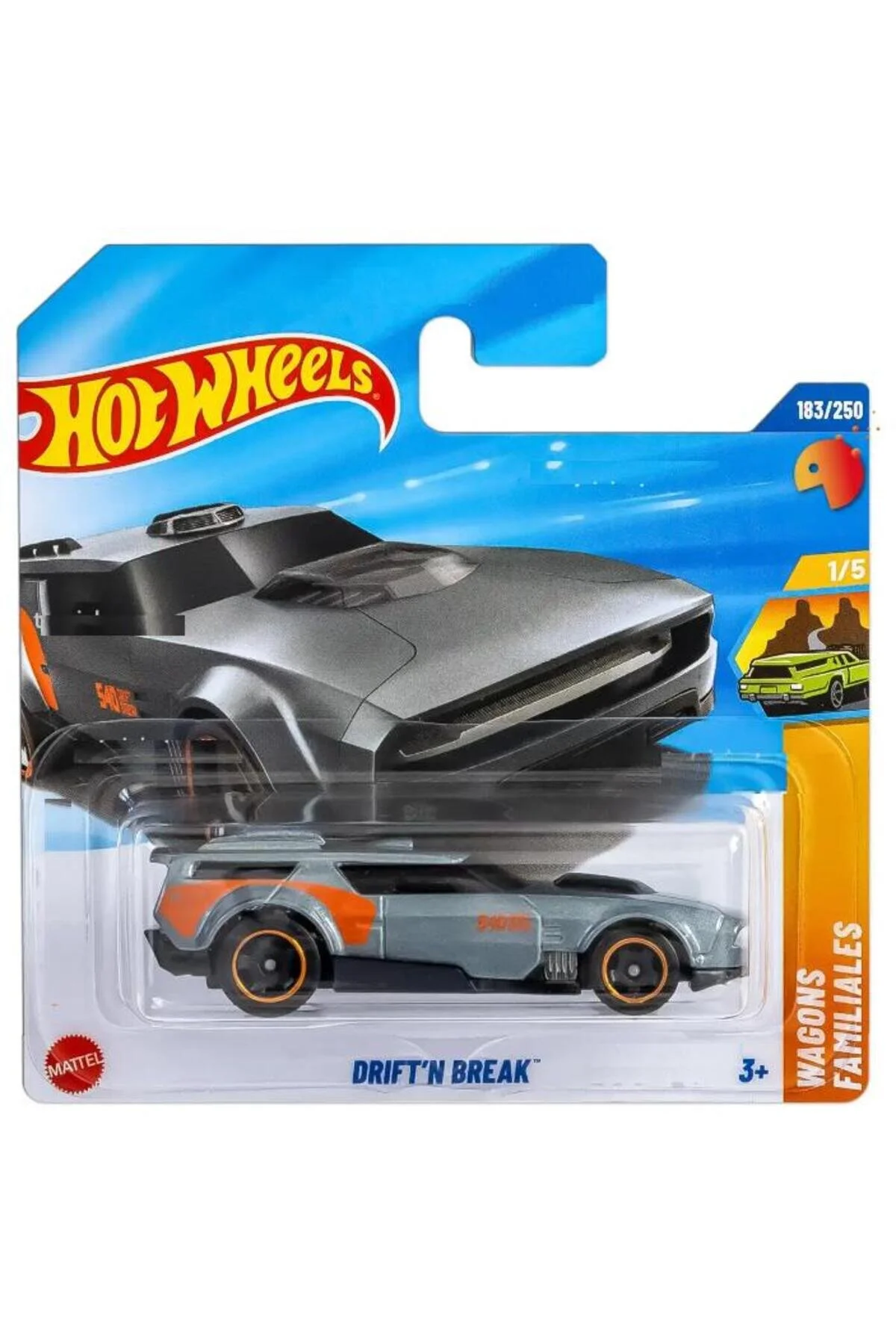 ماشین اسباب بازی SINGLE CARS DRIFT'N BREAK JBC06 واگن HOT WHEELS