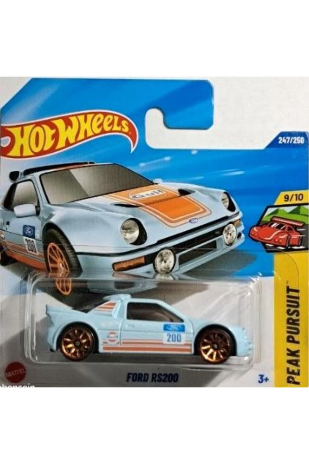 ماشین اسباب بازی تک ماشین‌های فورد RS200 JBB49 پیک‌پی‌روی HOT WHEELS