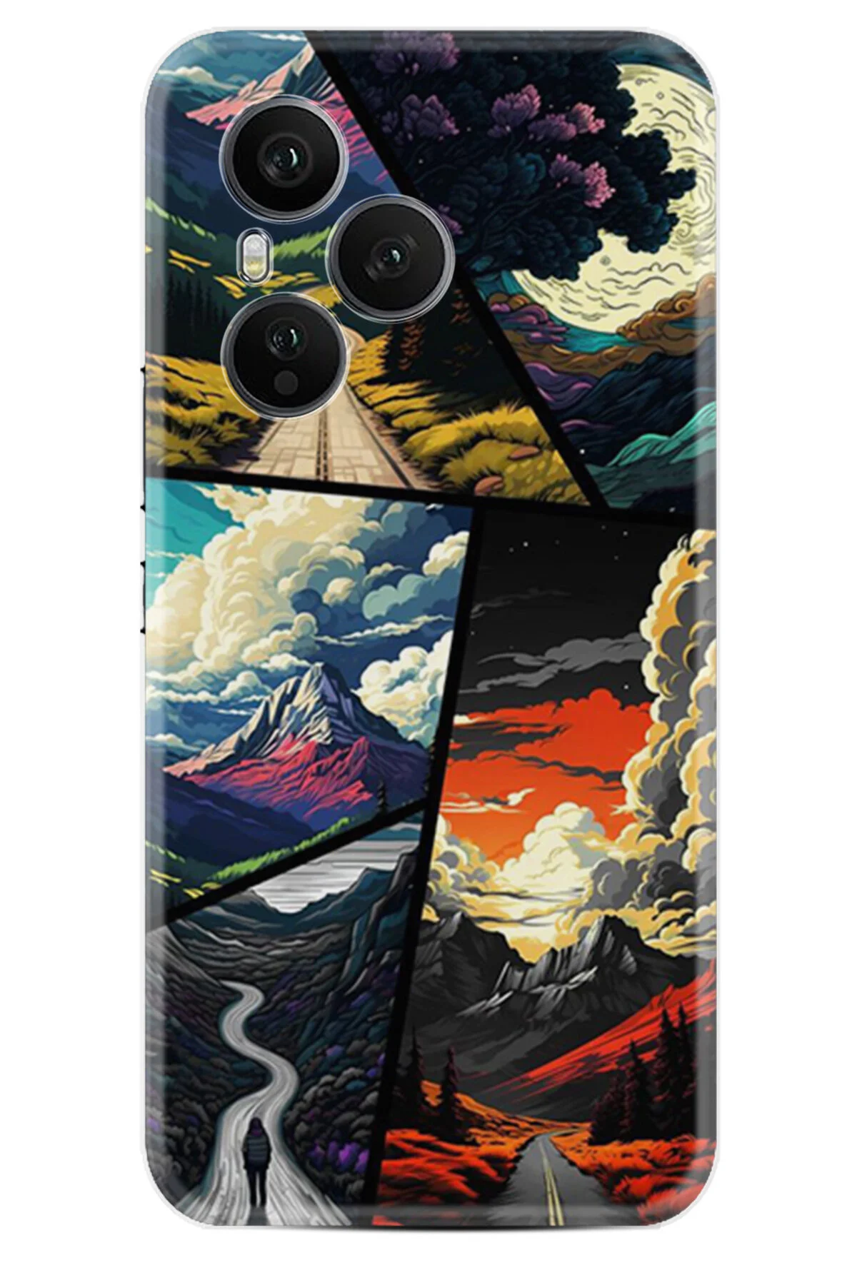 کاور و قاب HONOR 400 PRO CASE BOUTIQUE PRINTED ILLUSTRATED LANDSCAPES PCODE 089 Kılıfland