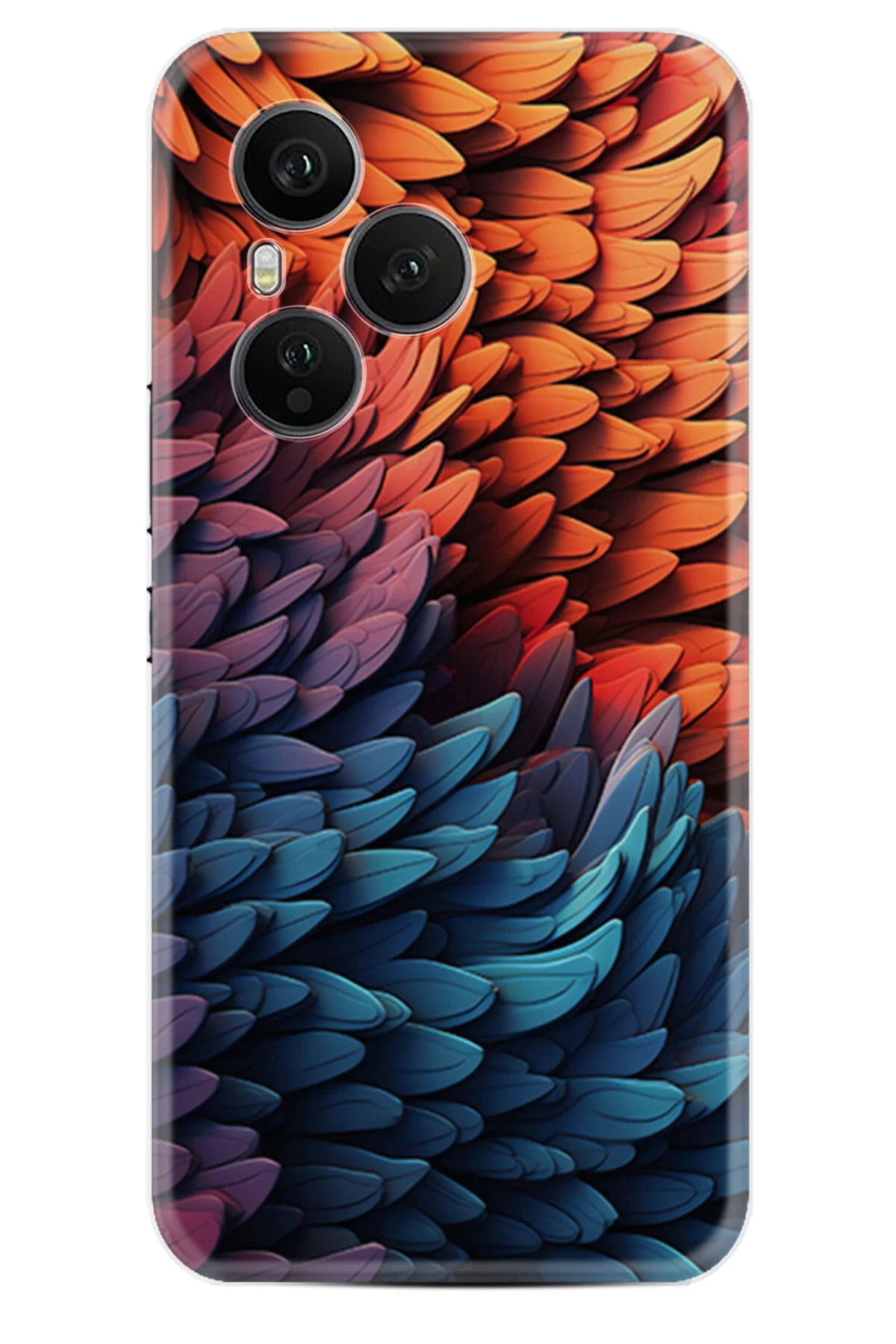 کاور و قاب HONOR 400 PRO CASE BOUTIQUE PRINTED ILLUSTRATED LEAVES PCODE 090 Kılıfland