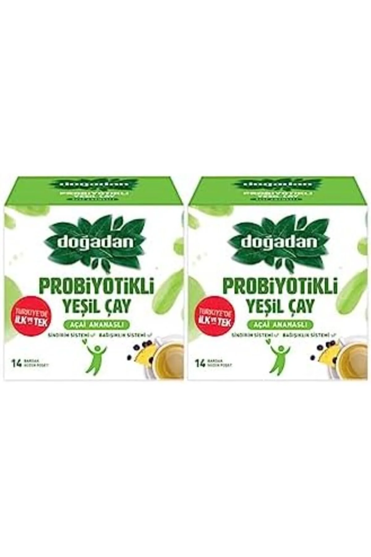 سرویس غذاخوری دوغادان پروبیوتیک چای سبز آچای آناناس 14 عدد X2 STOREMAX