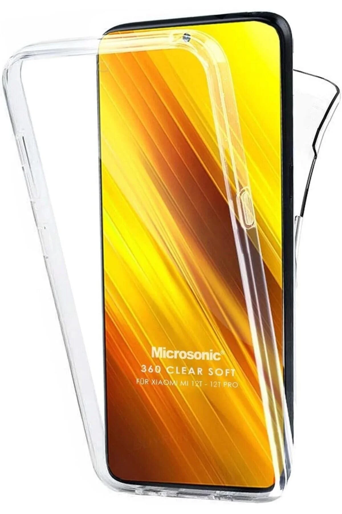 کاور و قاب محافظ MI 12T PRO 6 SIDED FULL PROTECTION 360 CLEAR SOFT TRANSPARENT سازگار با STOREMAX