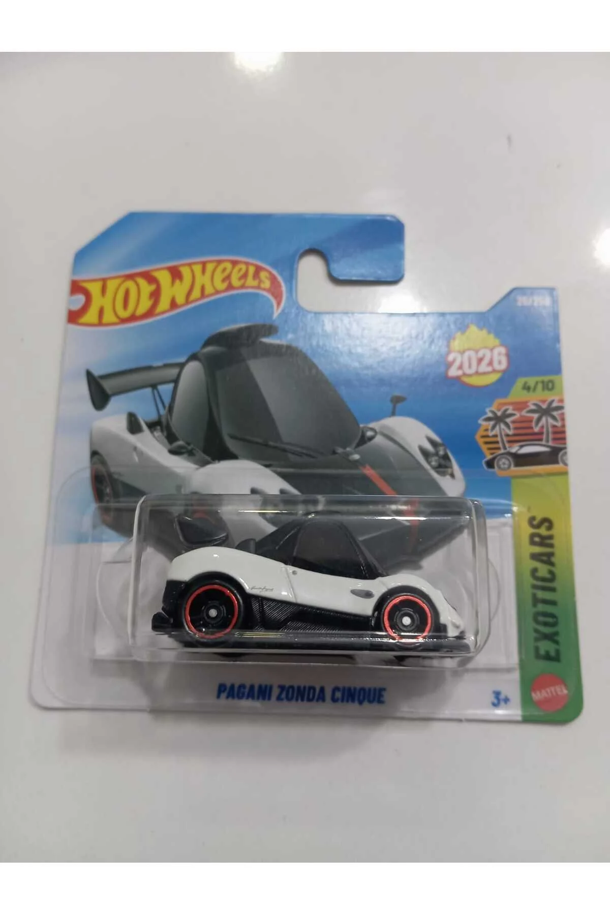 ماشین اسباب بازی PAGANI ZONDA CINQUE 2026 B CASE از ترکیه HOT WHEELS