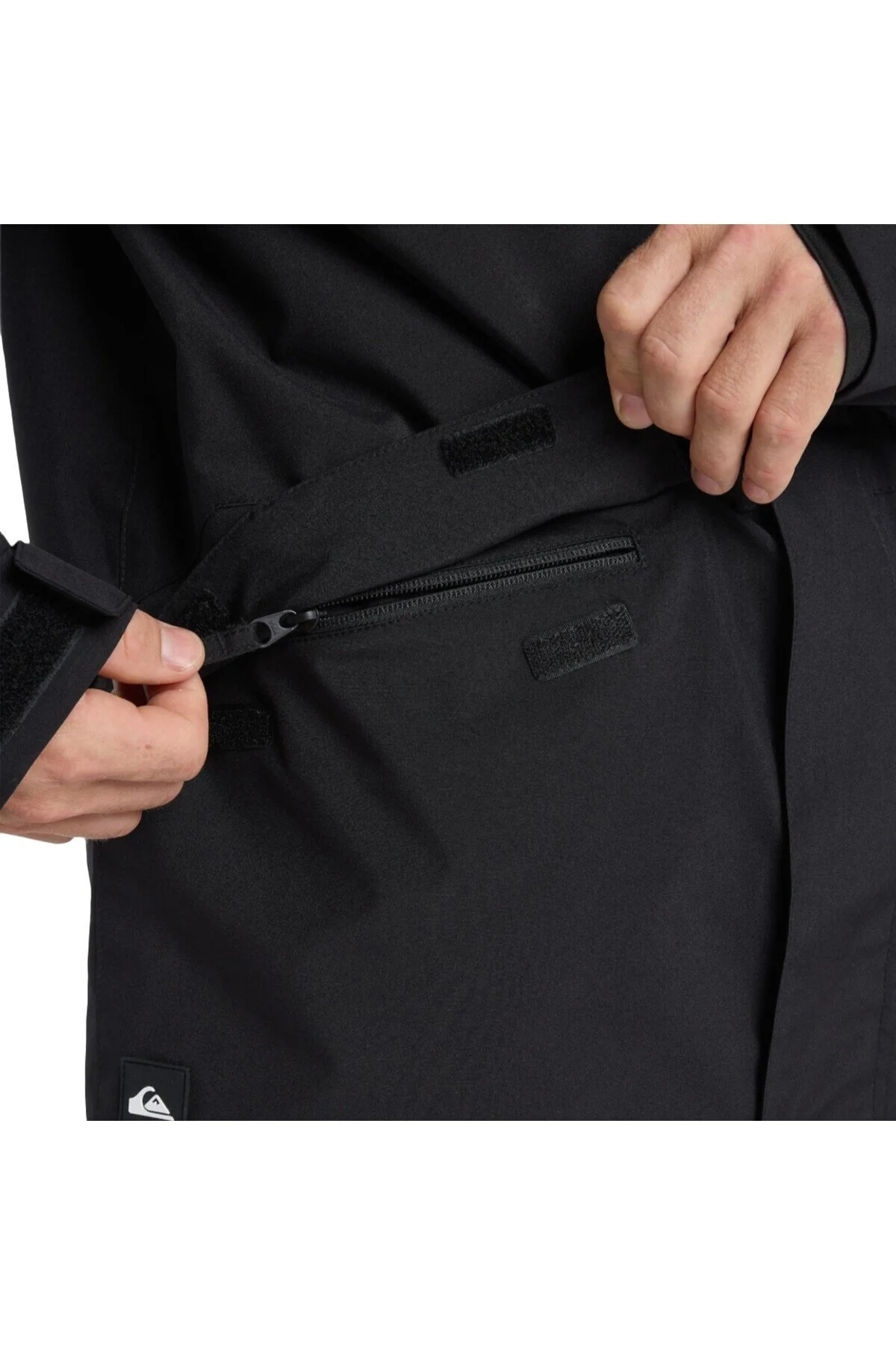 کاپشن اسنوبرد مشکی مردانه MISSION SOLID JK Quiksilver