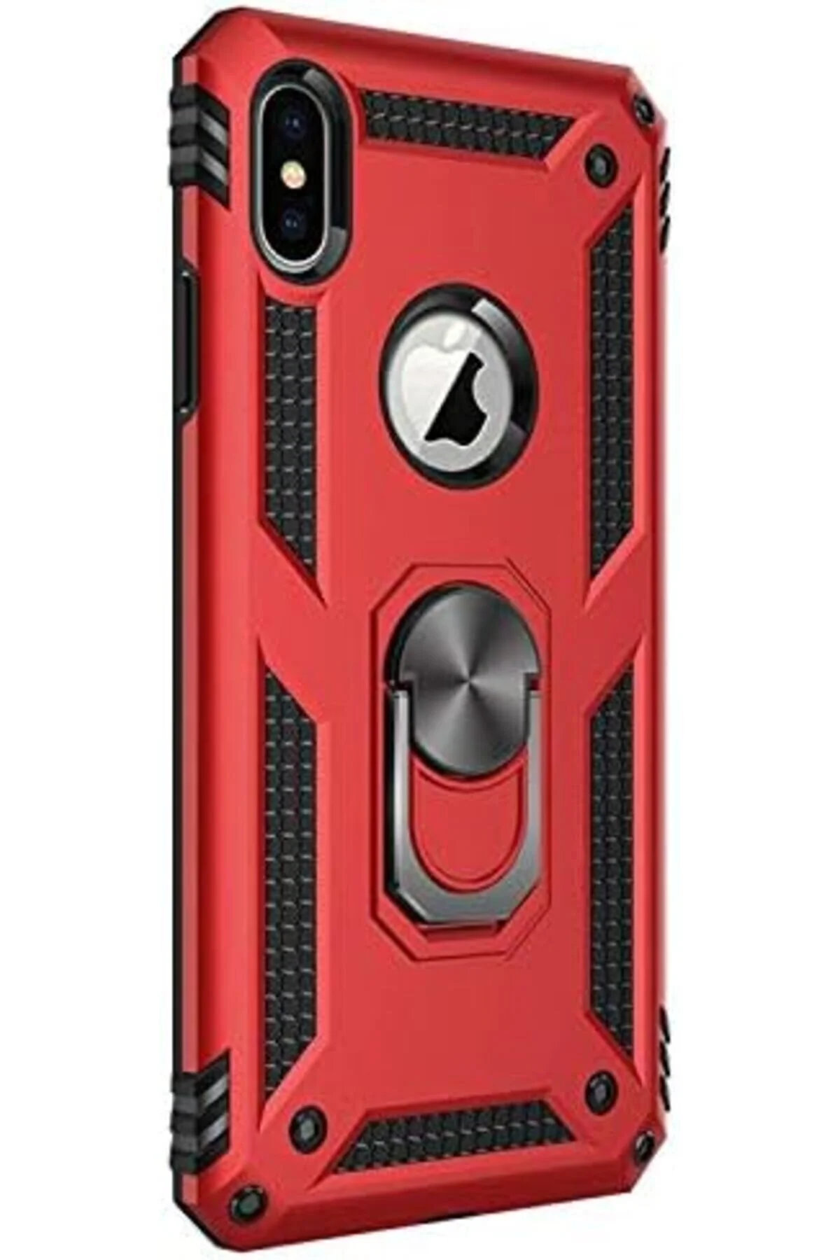 کاور و قاب LVN برای XS MAX MILITARY RING HOLDER RED سازگار با STOREMAX