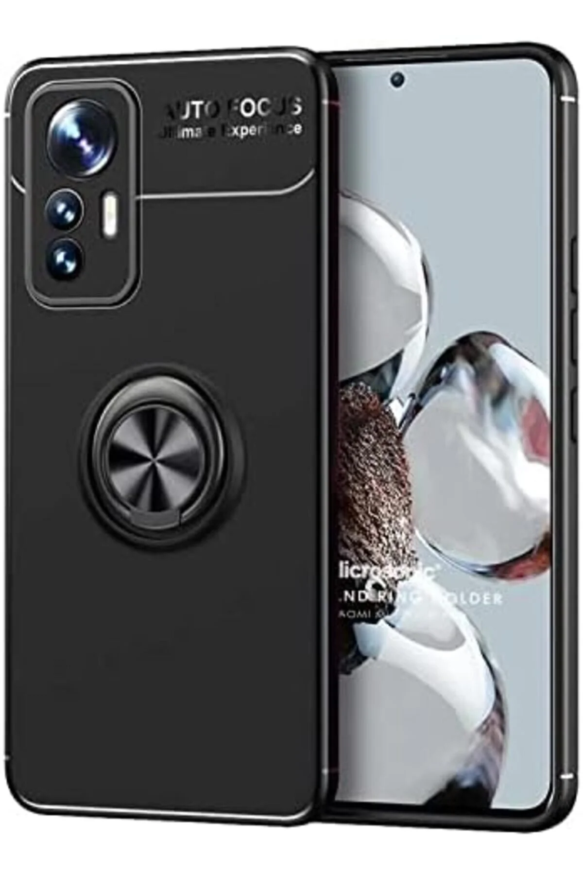 کاور و قاب محافظ LVN MI 12 LITE KICKSTAND RING HOLDER مشکی سازگار با STOREMAX