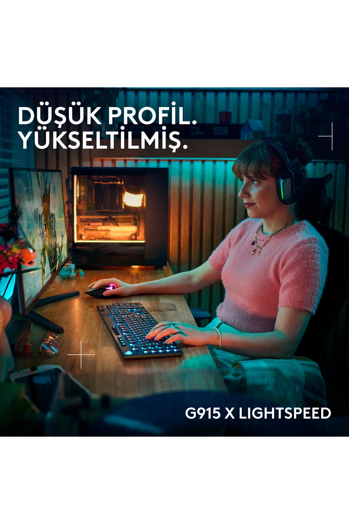 کیبورد مخصوص بازی G G915 اورجینال logitech