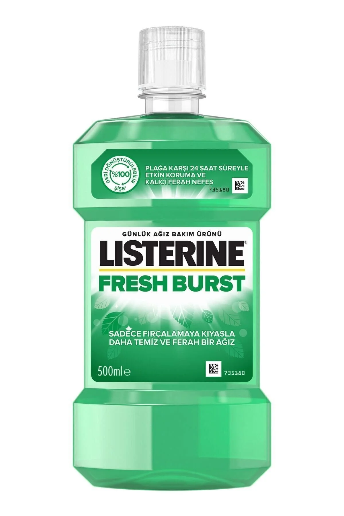 دهان شویه Fresh Burst با حجم 500 میلی لیتر مناسب برای مراقبت از دهان Listerine