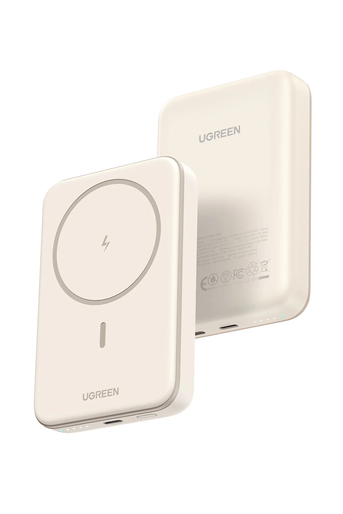 پاوربانک 10 000 میلی آمپر ساعت 20W MAGSAFE بی سیم FAST POWERBANK 25208 Ugreen