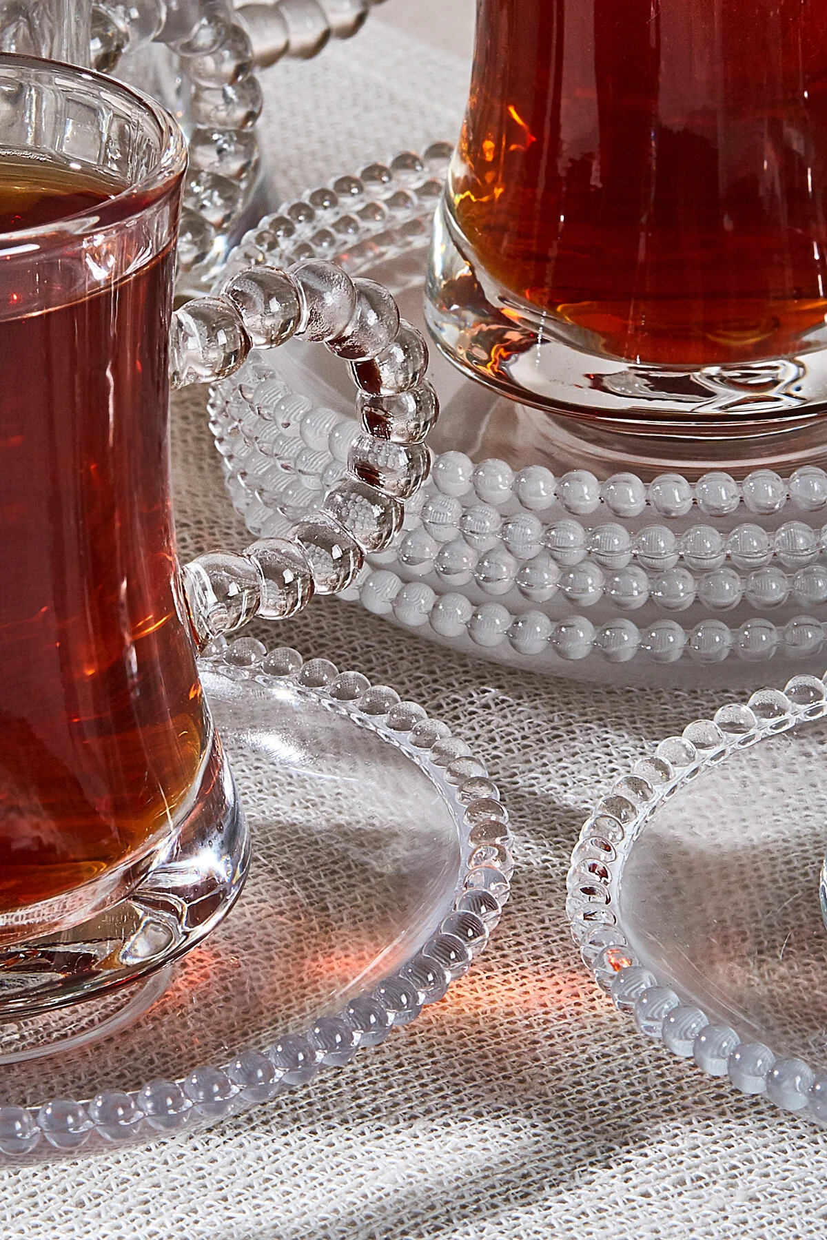 لیوان مروارید 12 قطعه 6 فنجان چای مجموعه 180 میلی لیتر Perotti