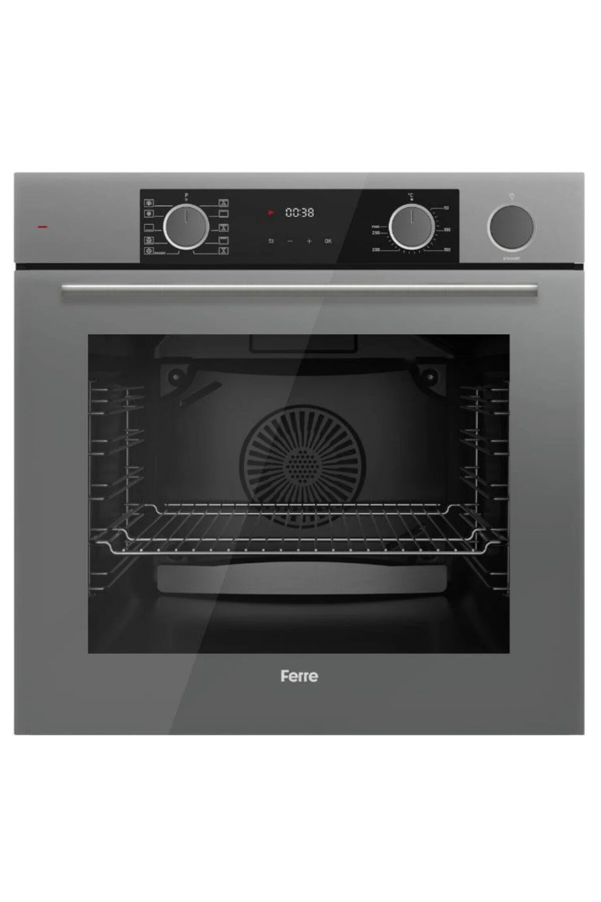 لوازم توکار مجموعه آنتراسیت خاکستری بی صدا FRYART&SILENTART STEAMART ONVE D079 SA + XE64CPR LN388 Ferre