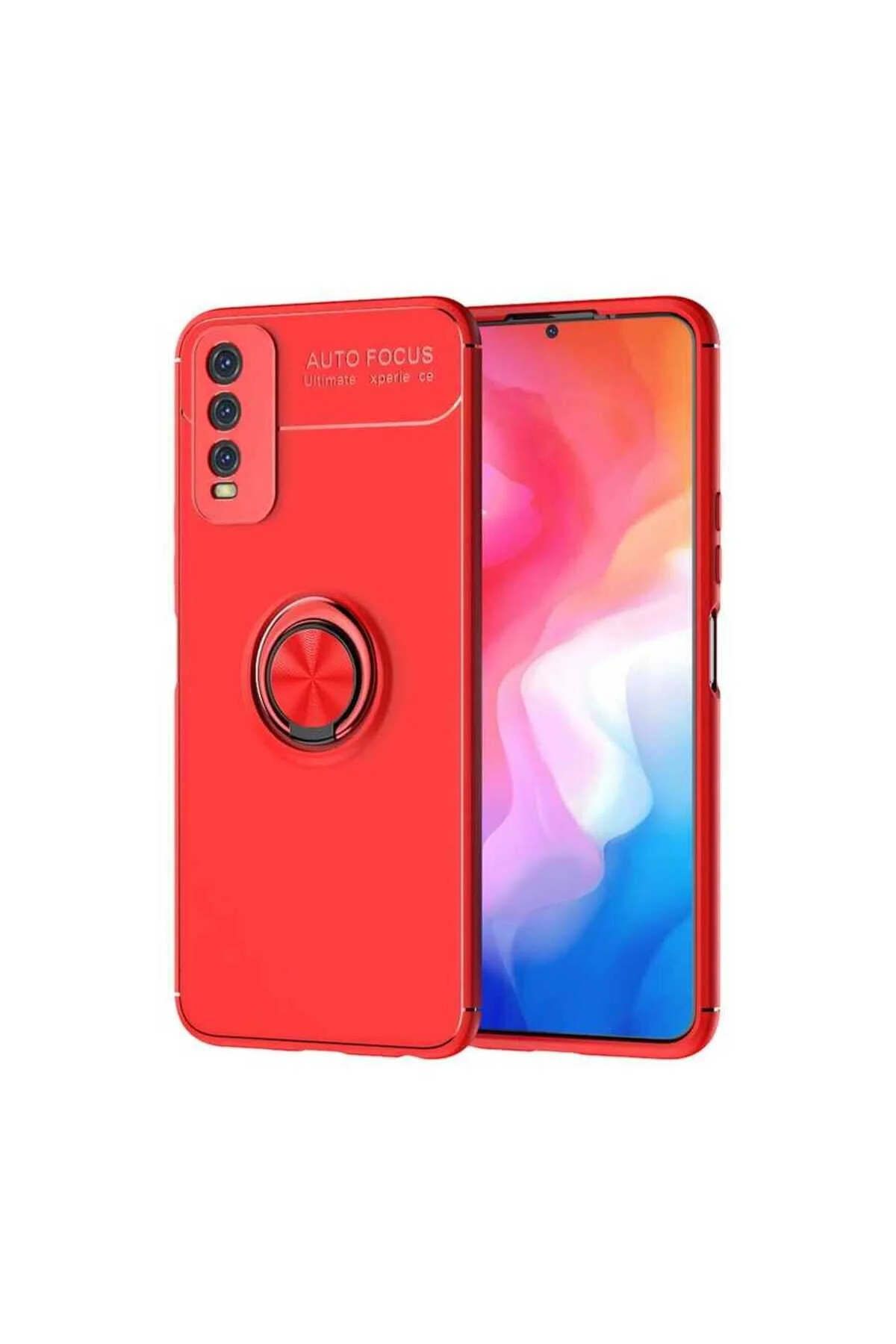 کاور و قاب پوشش سیلیکونی VIVO Y20 CASE INC RAVEL مشکی قرمز ENSUENO