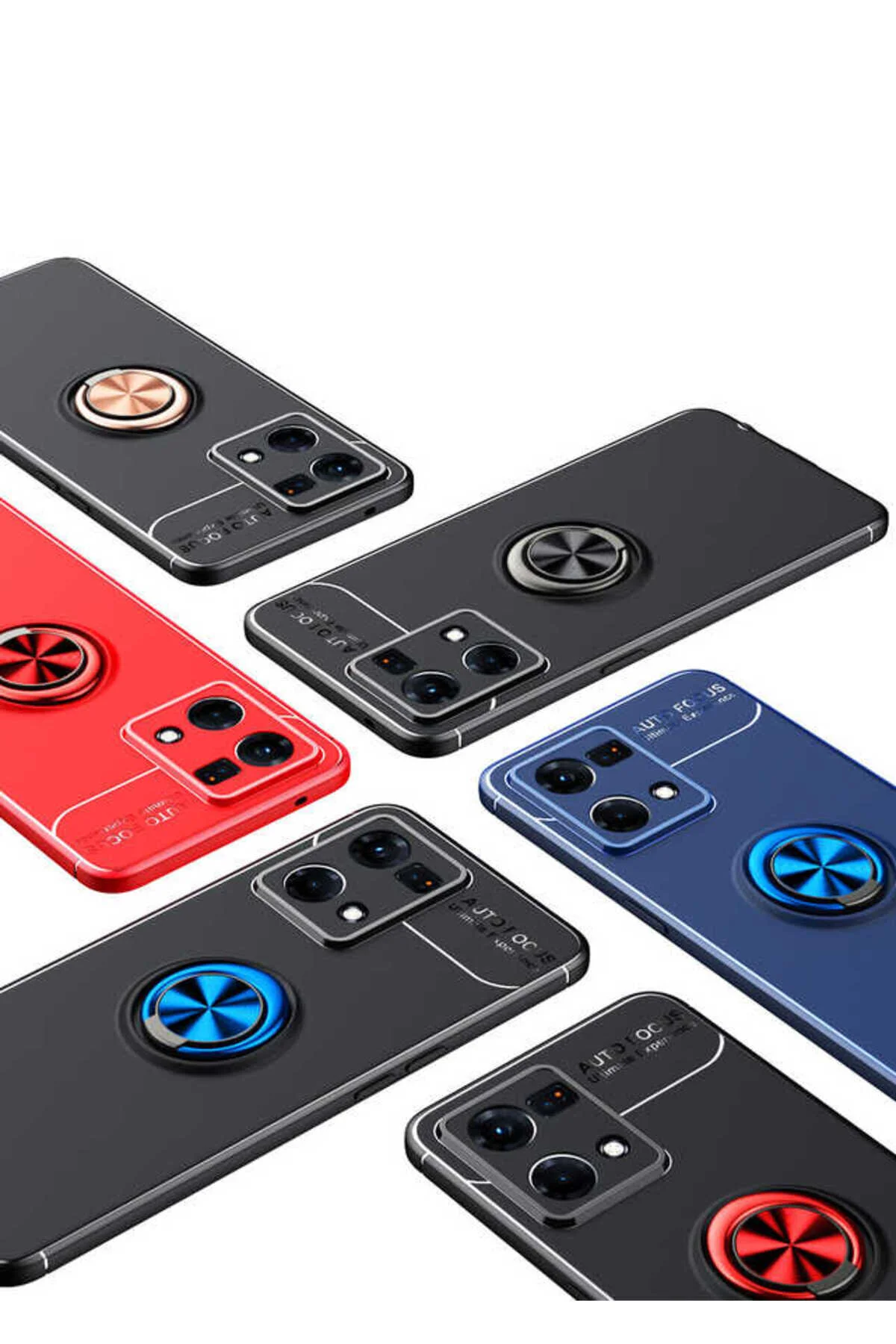 کاور و قاب RENO 7 4G CASE INC RAVEL SILICONE COVER BLUE ENSUENO