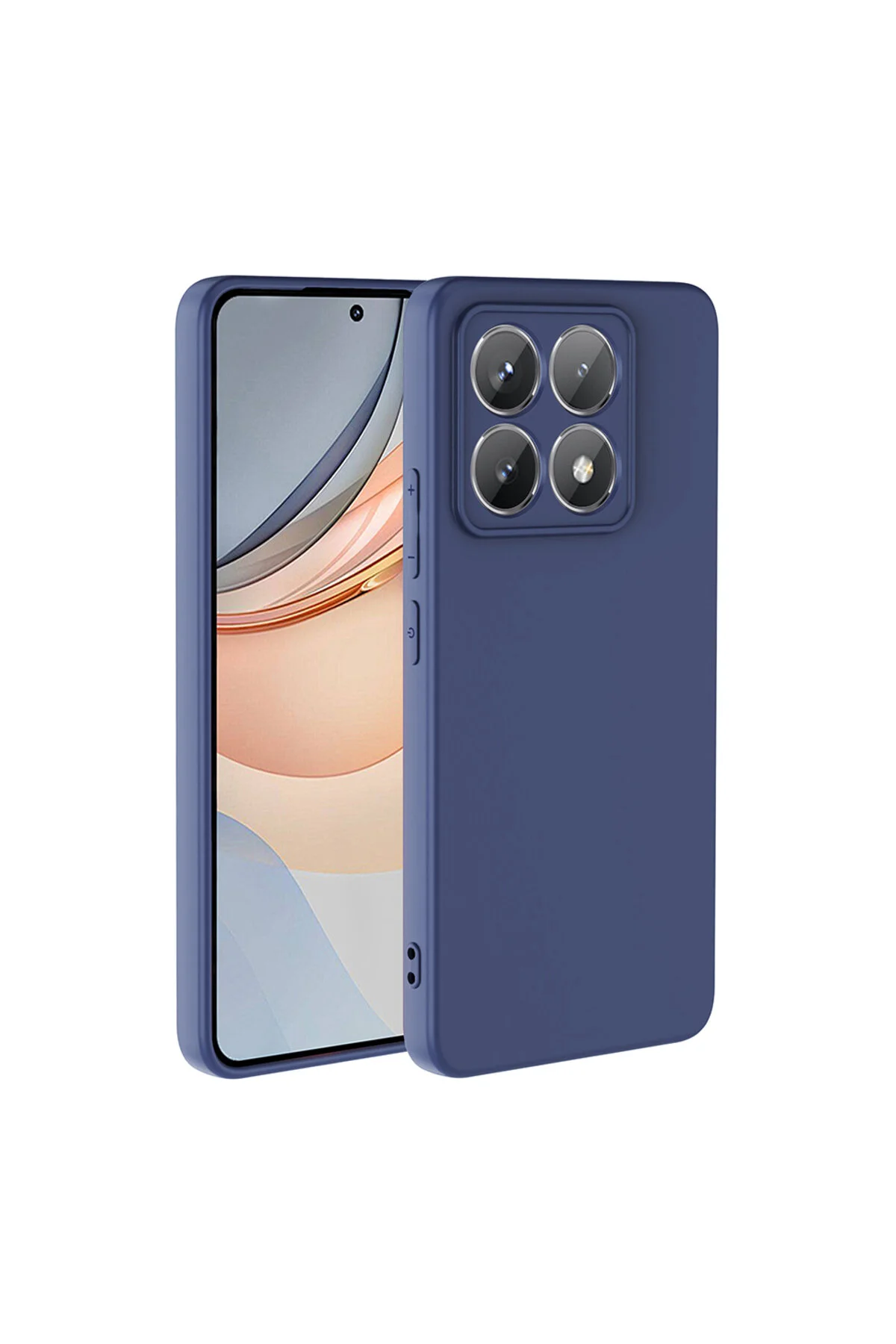 کاور و قاب جلد محافظ XIAOMI 14T PRO COMPATIBLE CASE INC MARA LAUNCH COVER NAVY BLUE ENSUENO