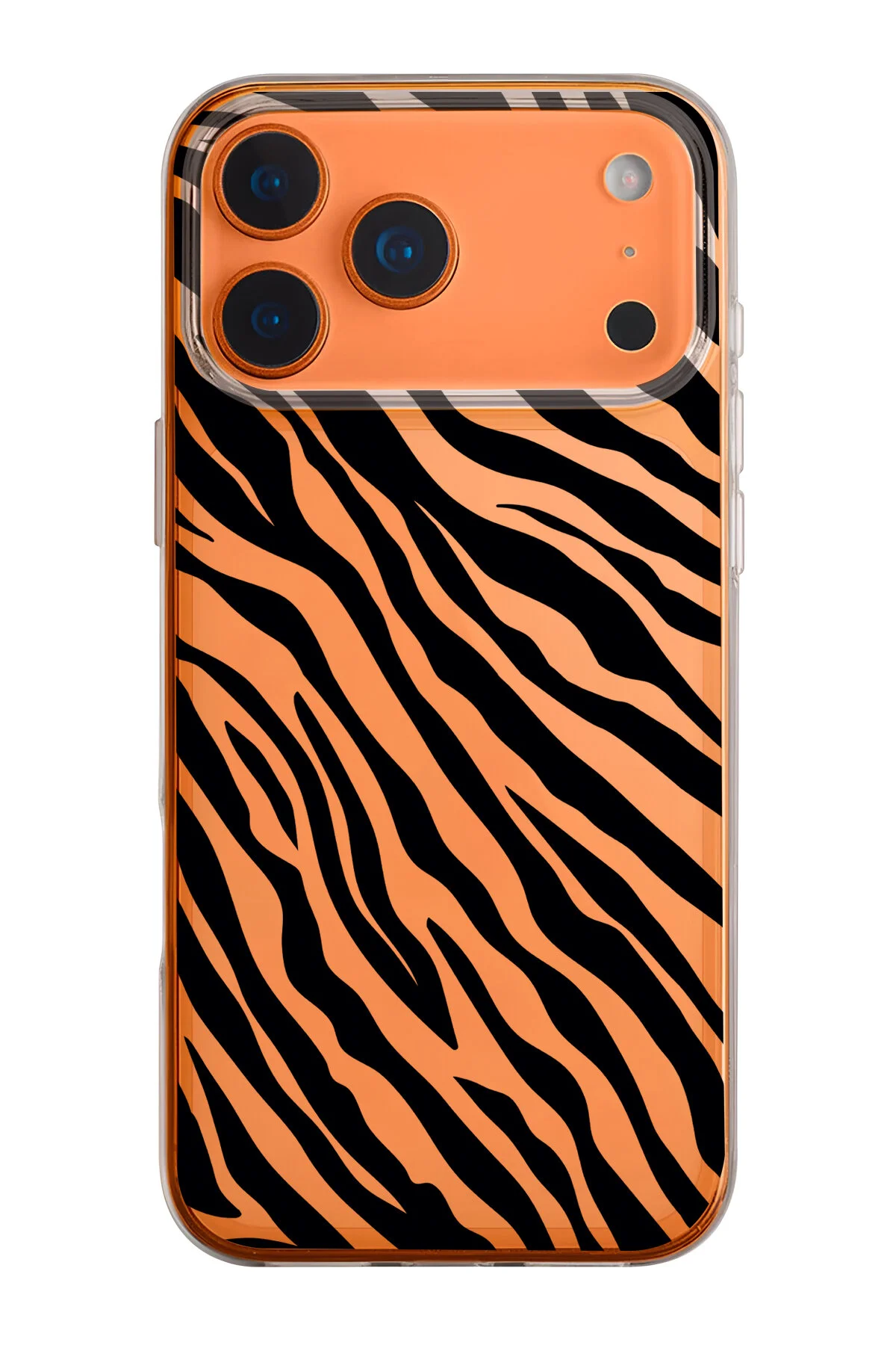کاور و قاب گوشی سیلیکونی شفاف طرح دار ZEBRA سازگار با IPHONE 17 PRO MAX mooodcase