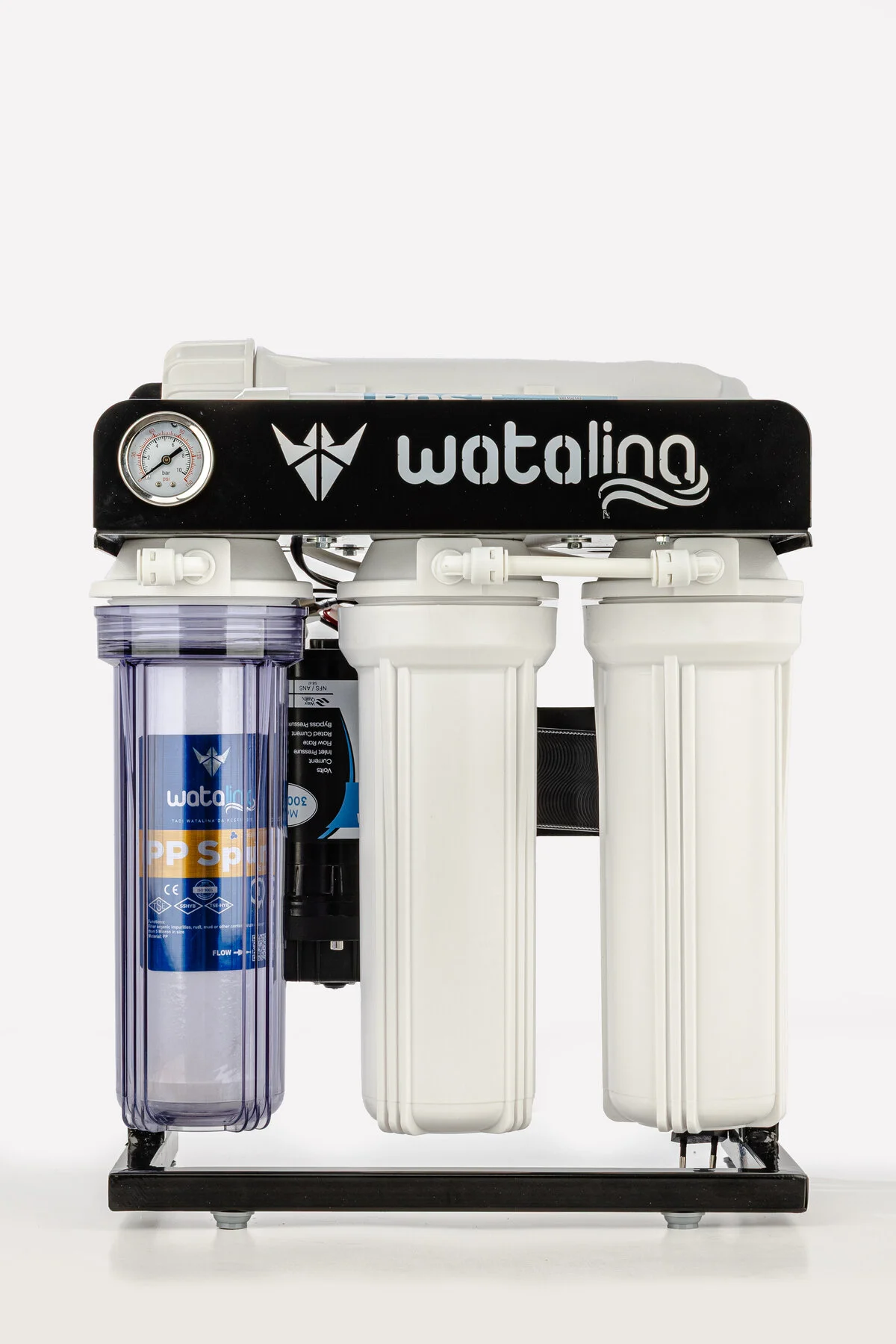 تصفیه کننده آب سیستم اسمز معکوس صنعتی WO 300 | ظرفیت 1000 لیتر در روز watalina