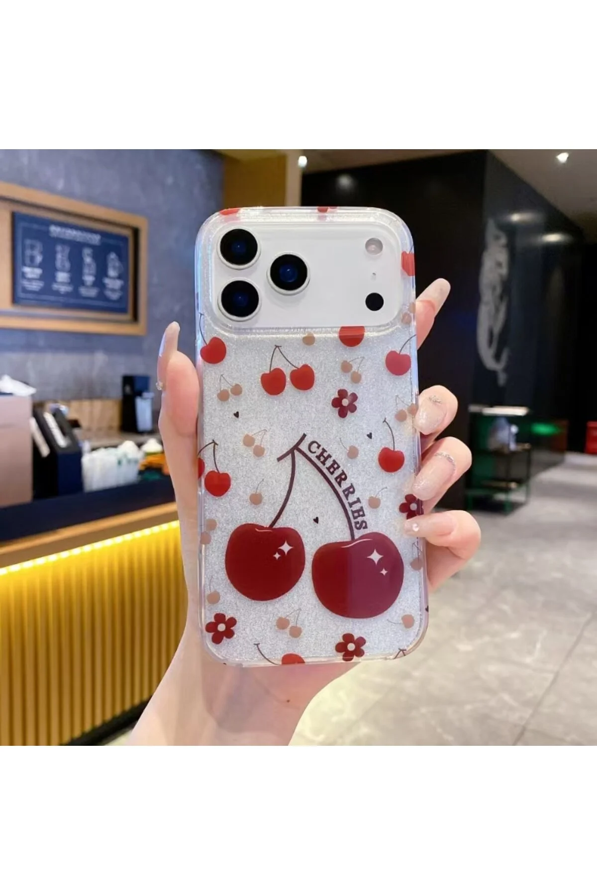 کاور و قاب شیک با ظاهر براق طرح گل سازگار IPHONE 14 PRO MAX 6.7 اینچ HYPERSOFT