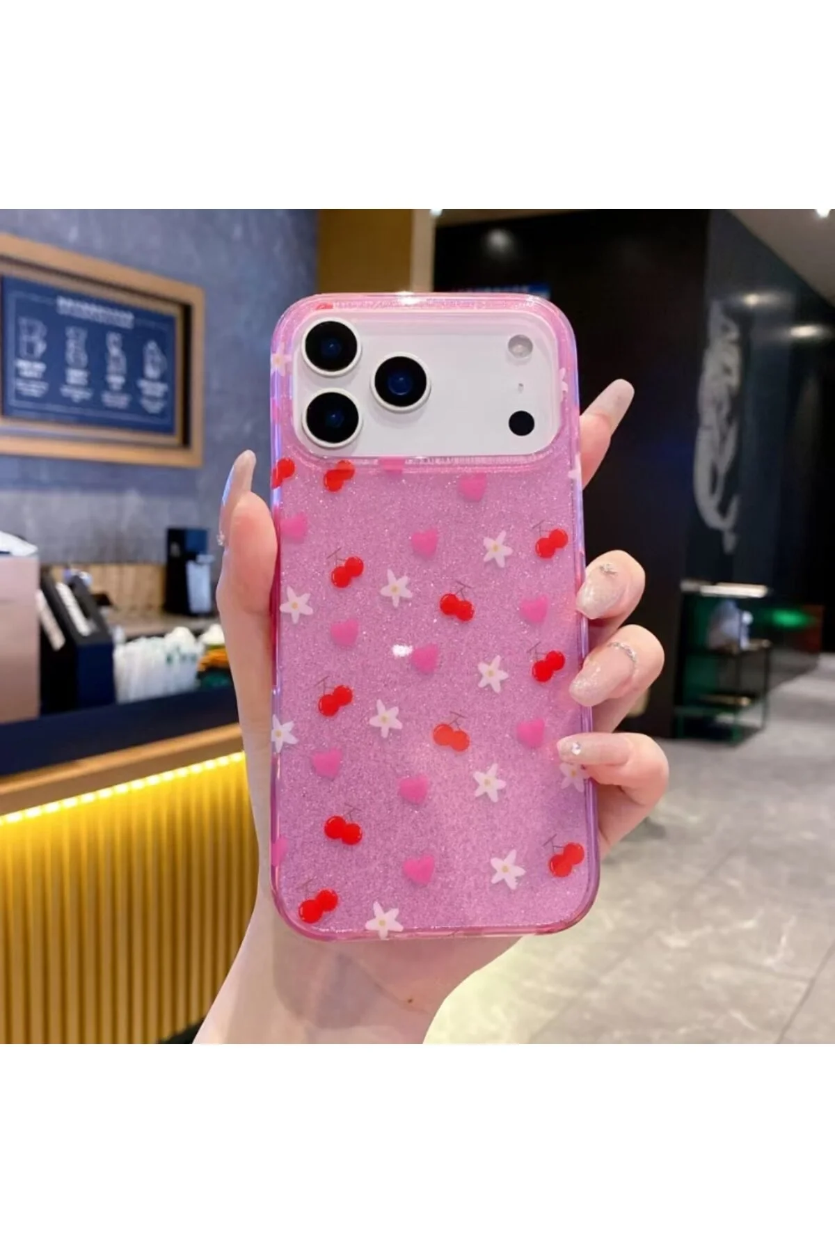 کاور و قاب شیک با ظاهر براق طرح گل سازگار IPHONE 13 PRO MAX 6.7 اینچ HYPERSOFT