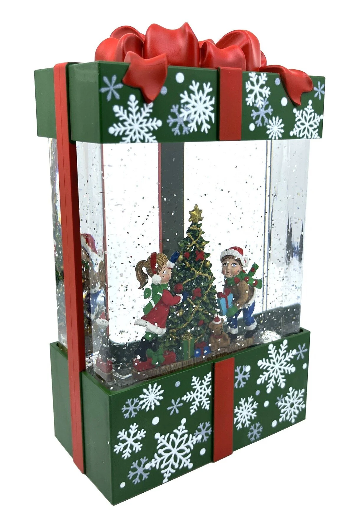گوی برفی هدیه سال نو بابا نوئل با نور و موزیکال SNOW GLOBE مدل NO2 از ترکیه Bıyıklı Tobacco